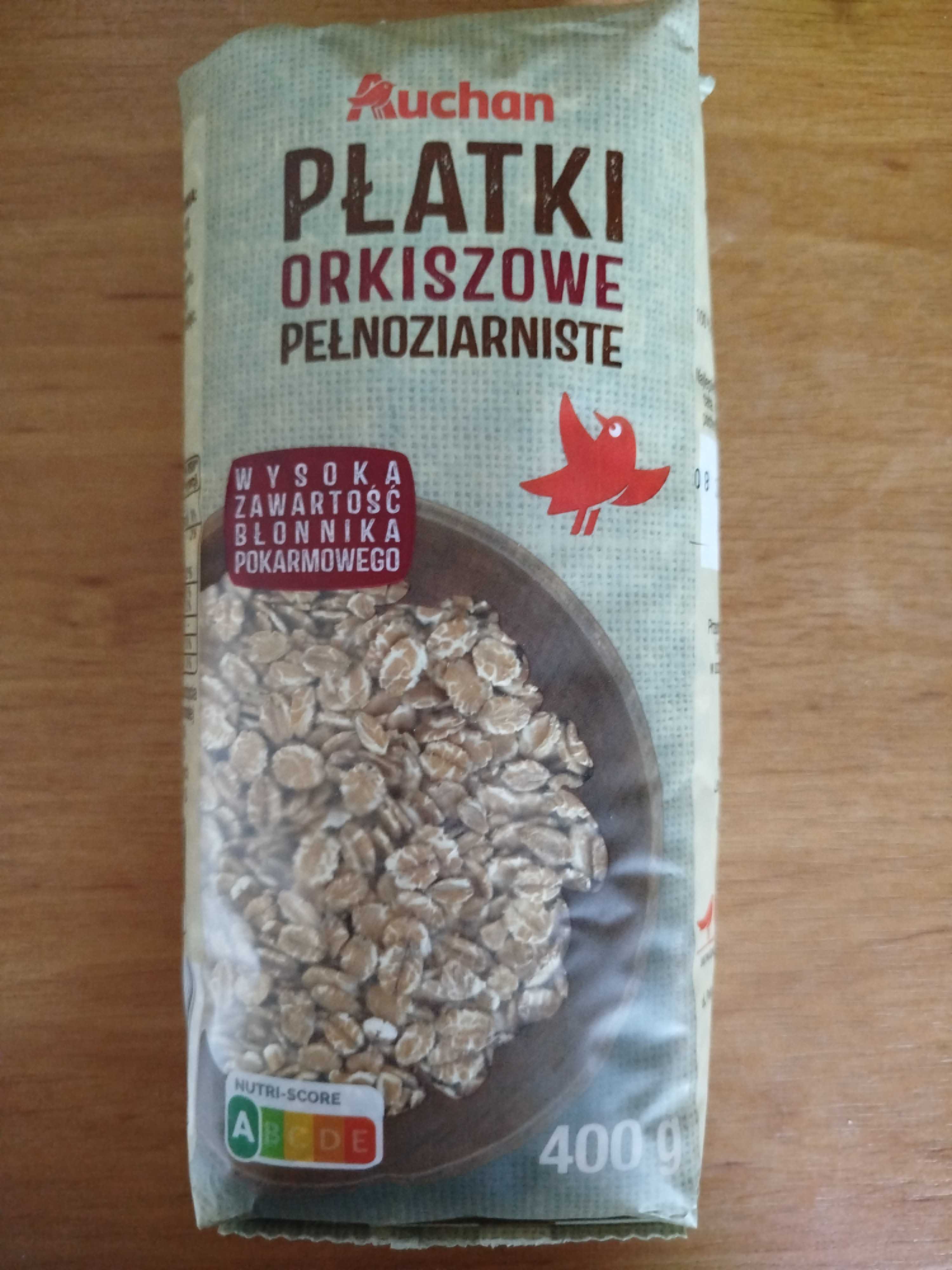 Płatki orkiszowe pełnoziarniste