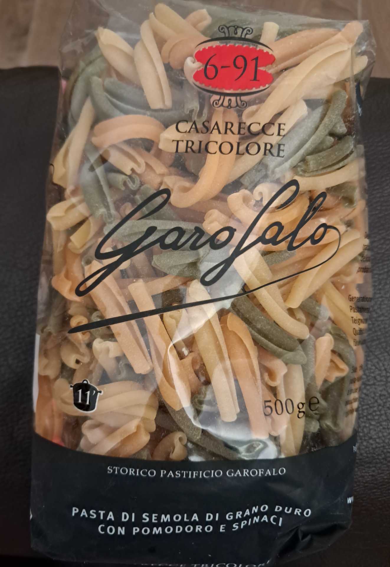 Casarecce tricolore