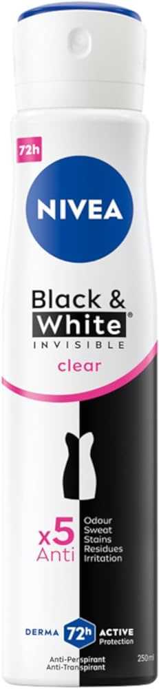 Antyperspirant Black & White clear