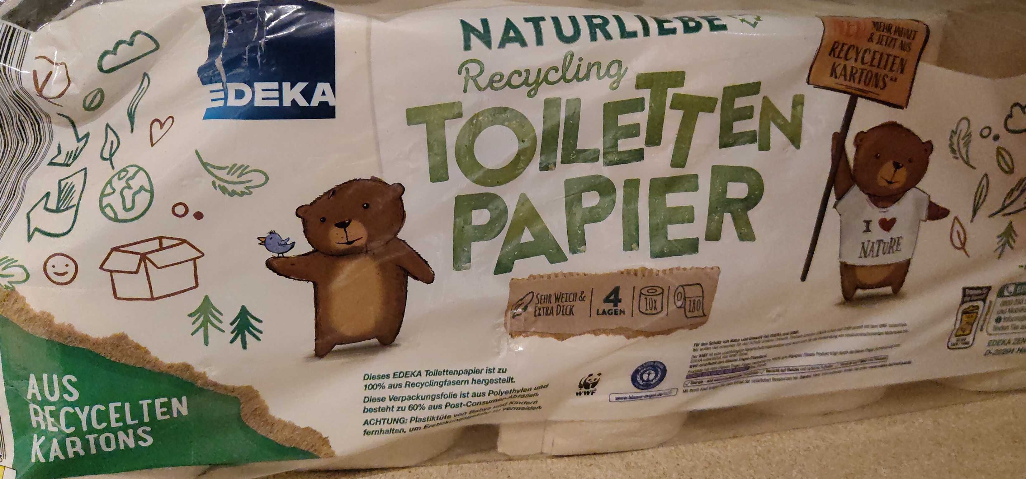 Edeka Recycling toilettenpapier