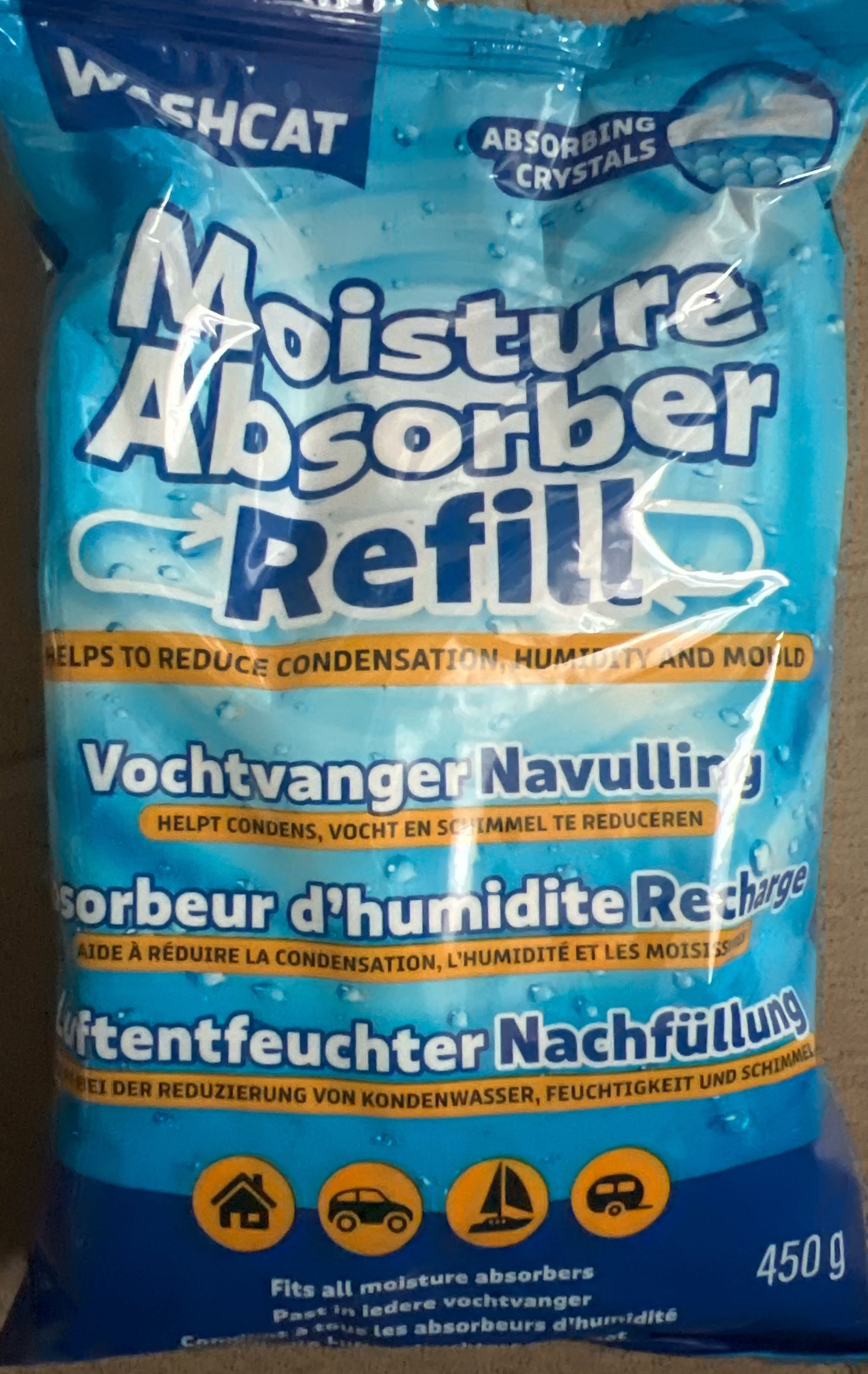 Vochtvanger navulling