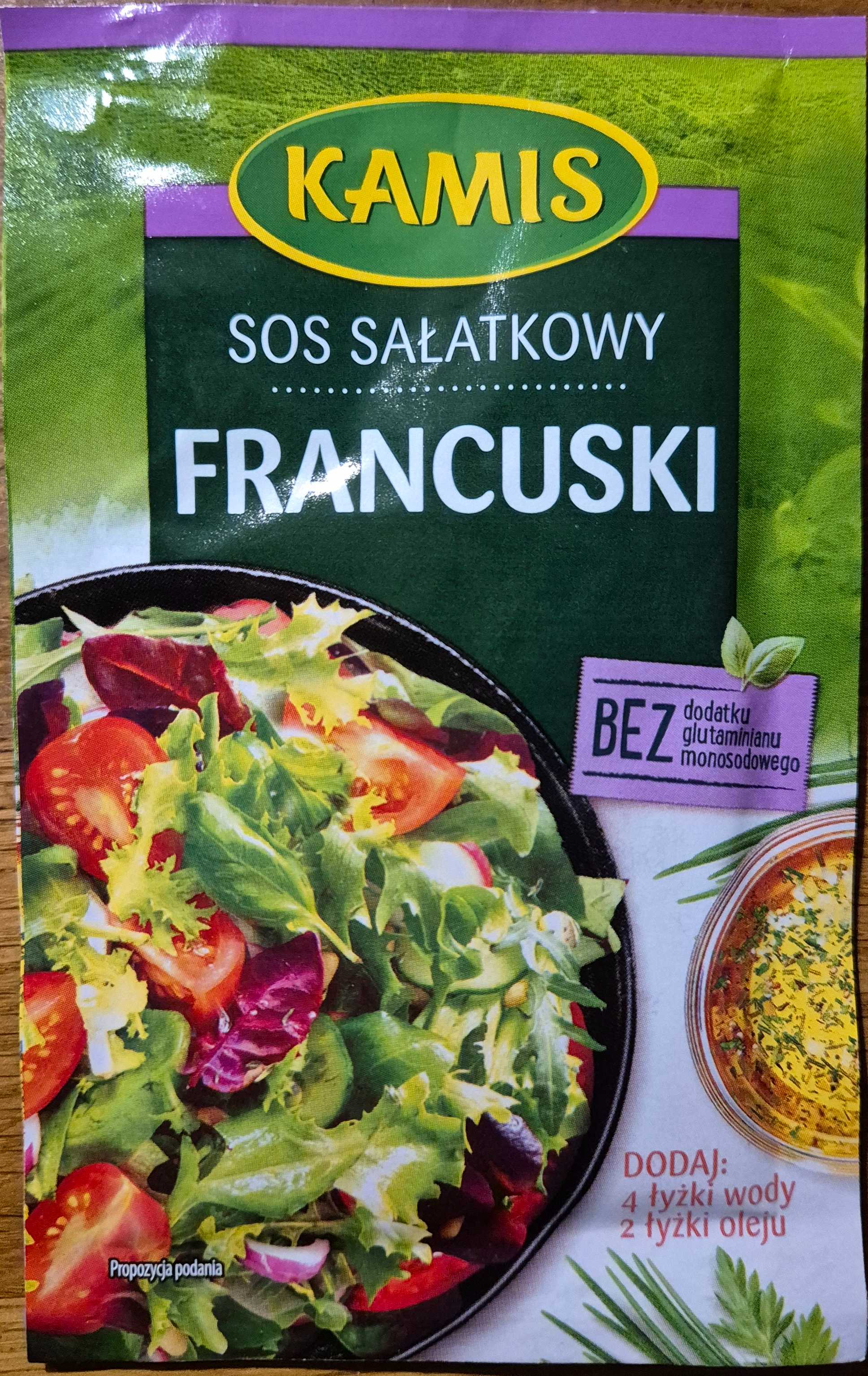 Sos sałatkowy francuski