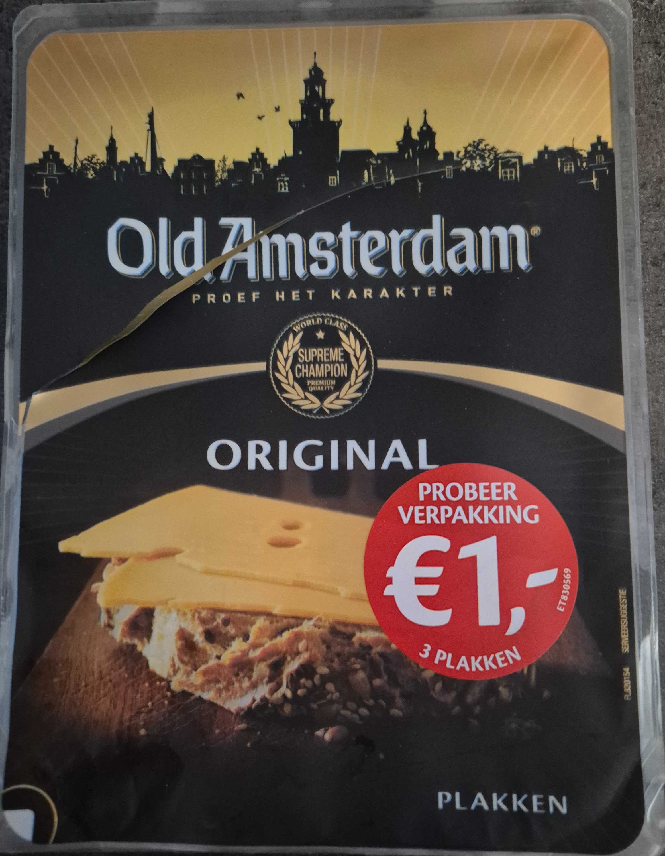 Oude kaas probeer verpakking