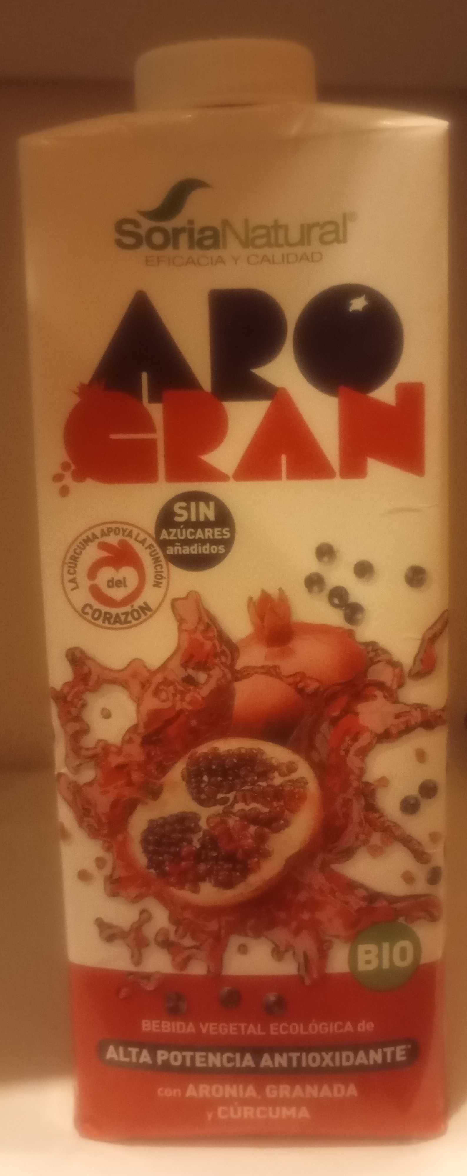 AroGran: Jugo de Aronia, Granada y Cúrcuma
