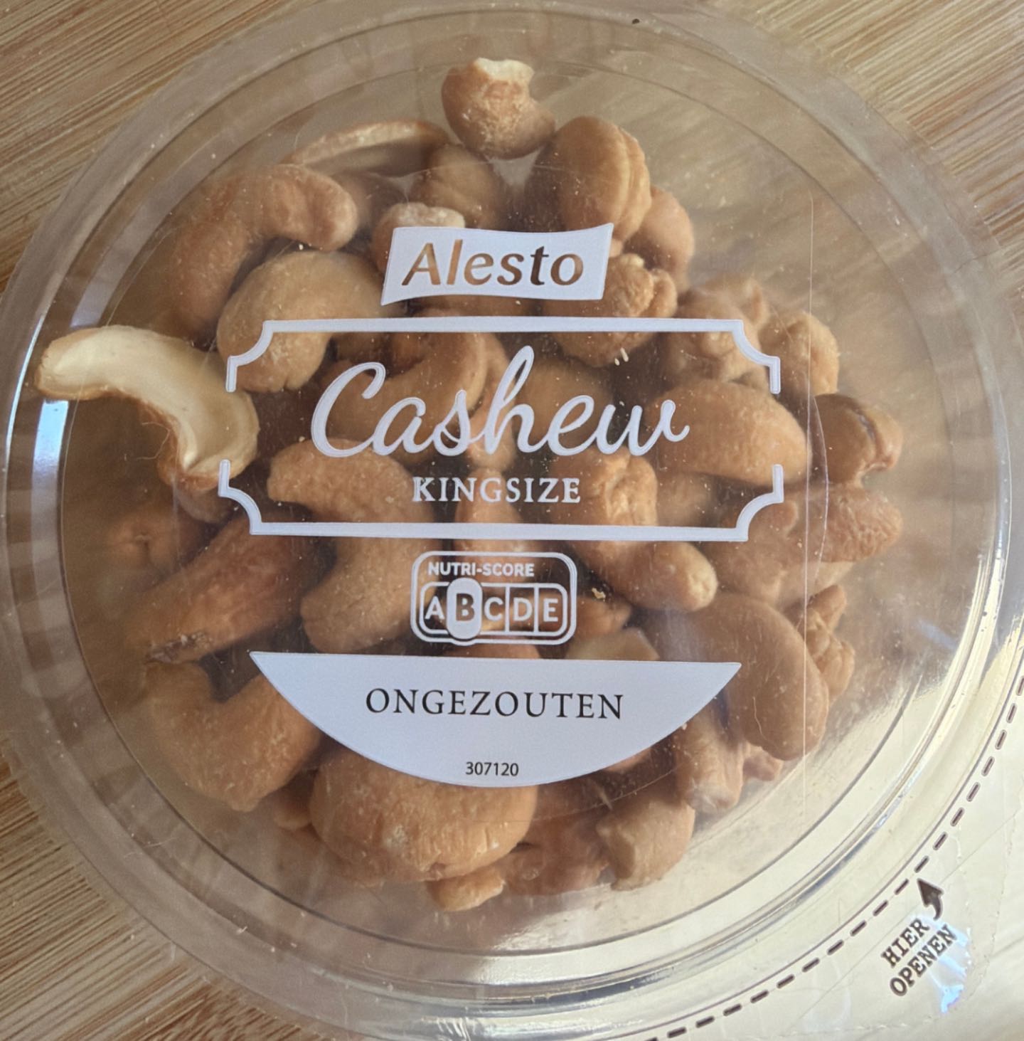 Cashewnoten kingsize ongezouten