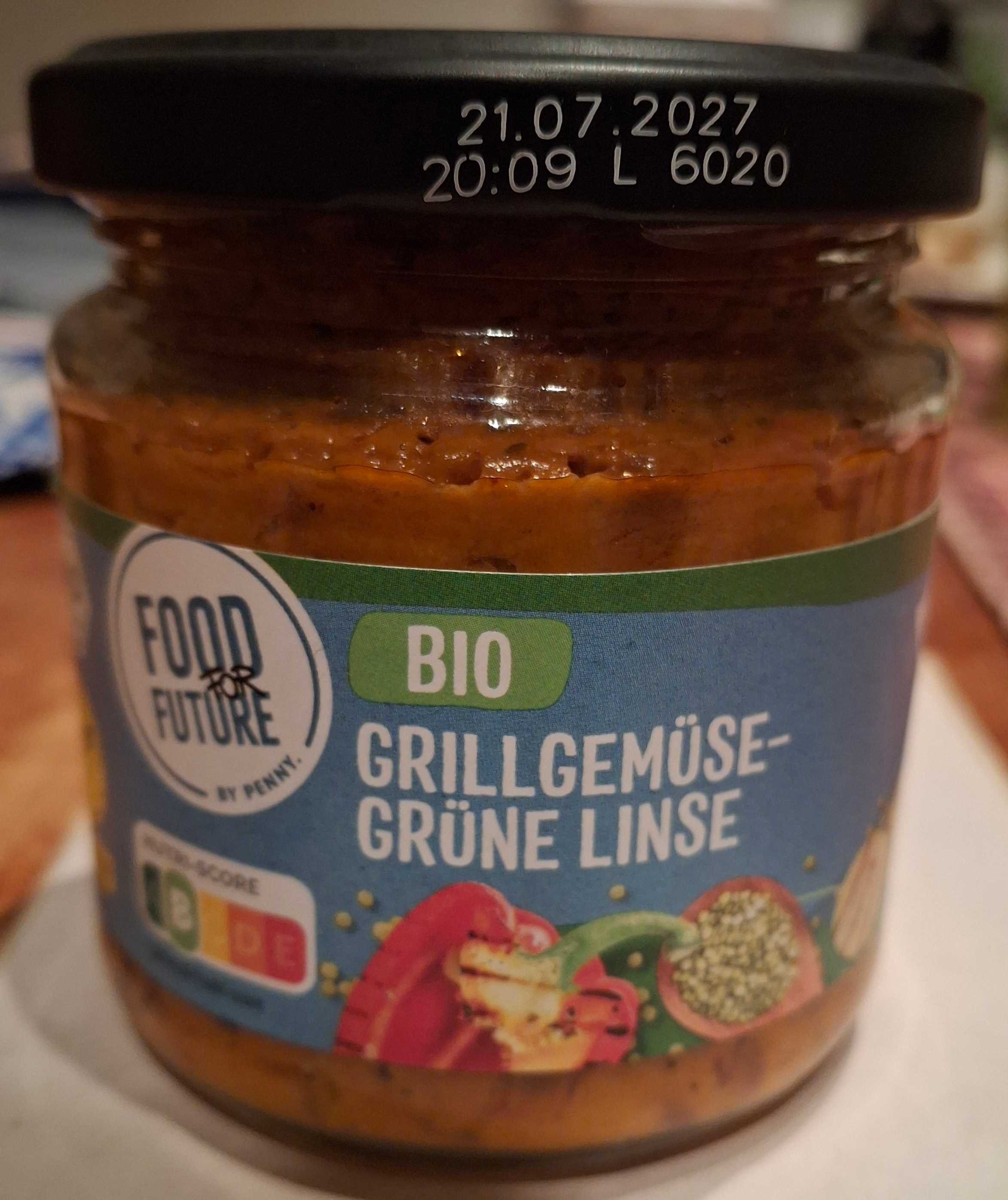 Grillgemüse Grüne Linse