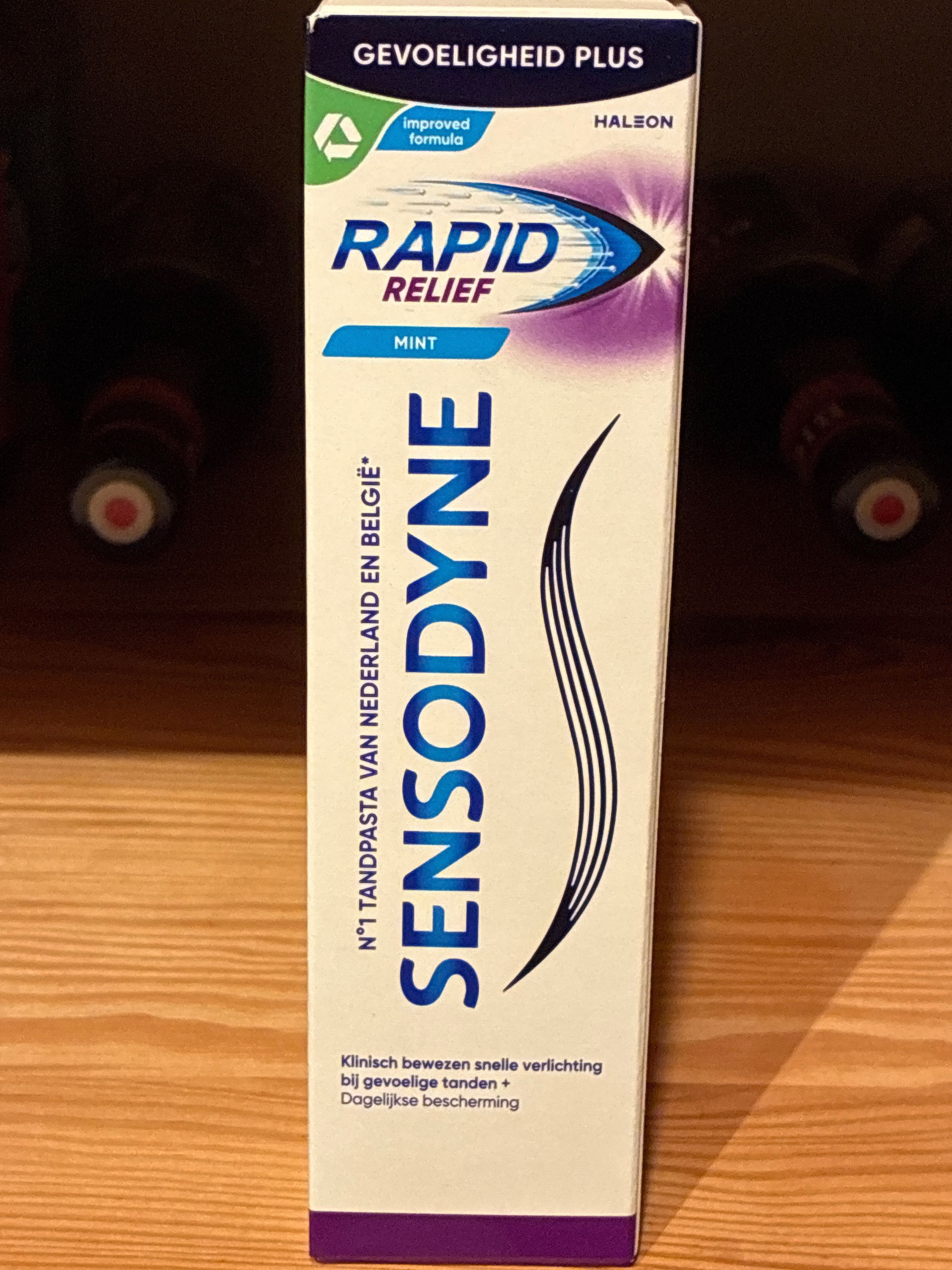 Tandpasta rapid relief