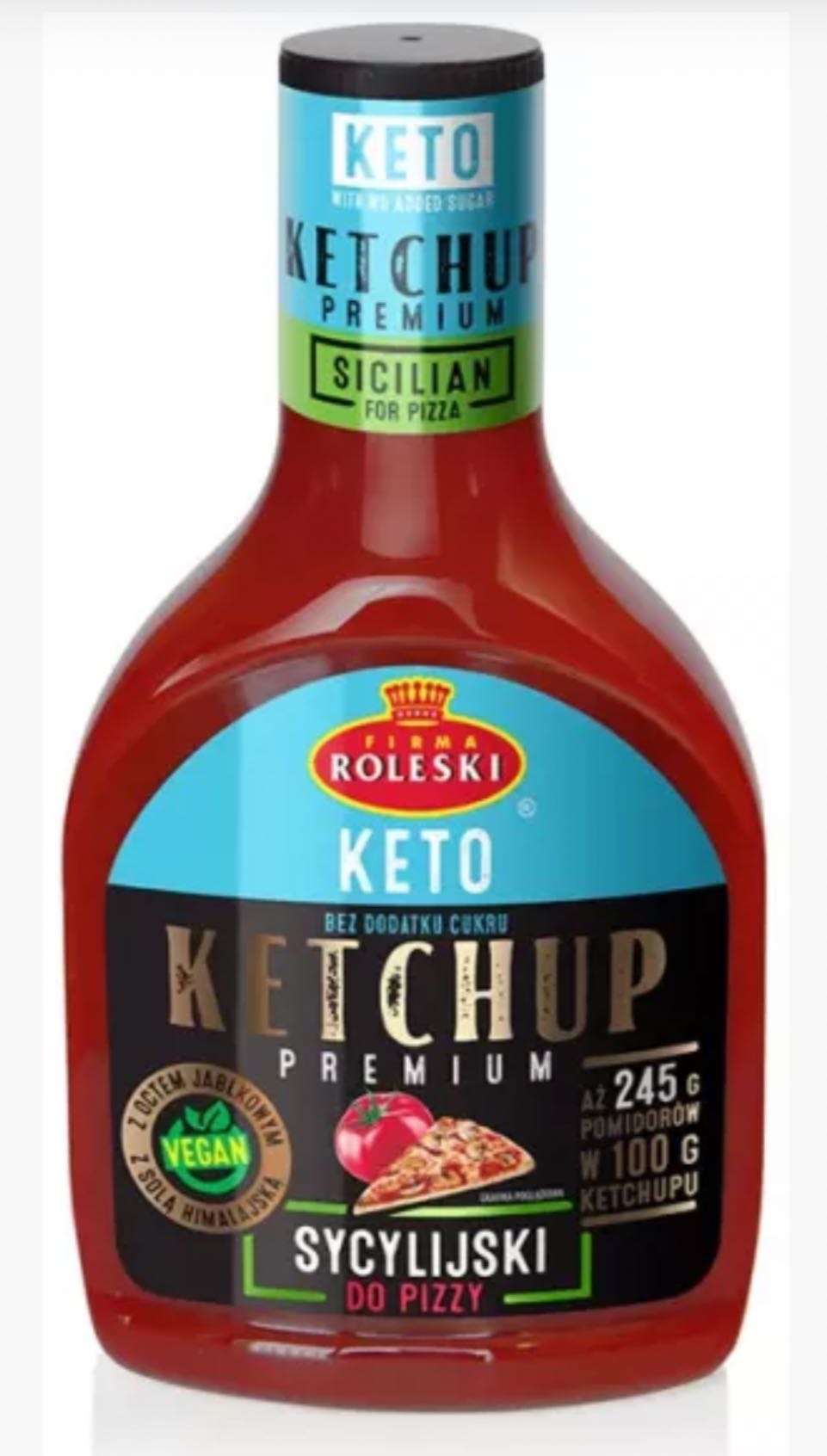 Ketchup premium sycylijski KETO do pizzy