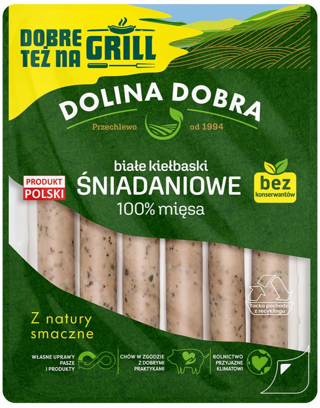 Białe Kiełbaski Śniadaniowe