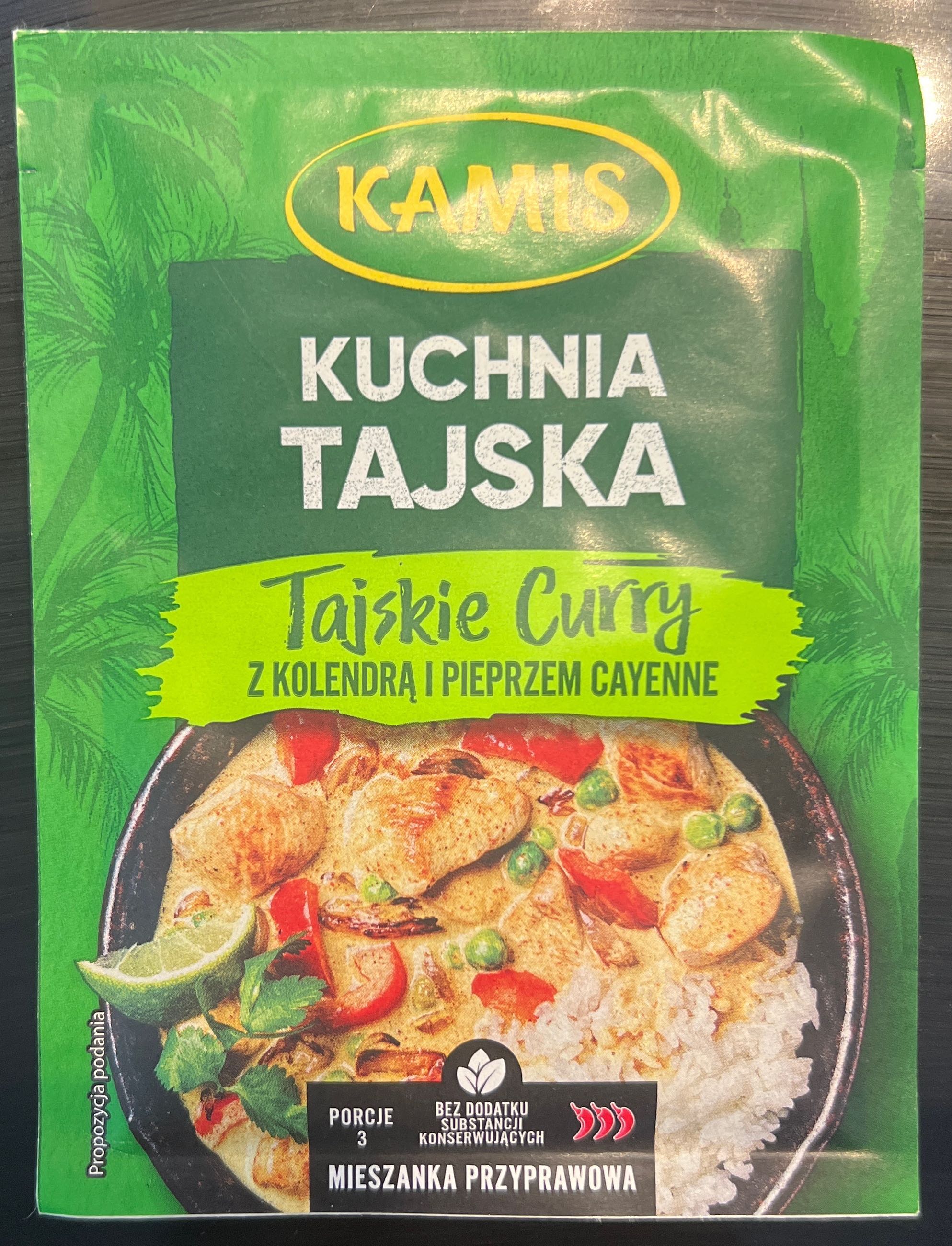 Tajskie curry z kolendrą i pieprzem cayenne