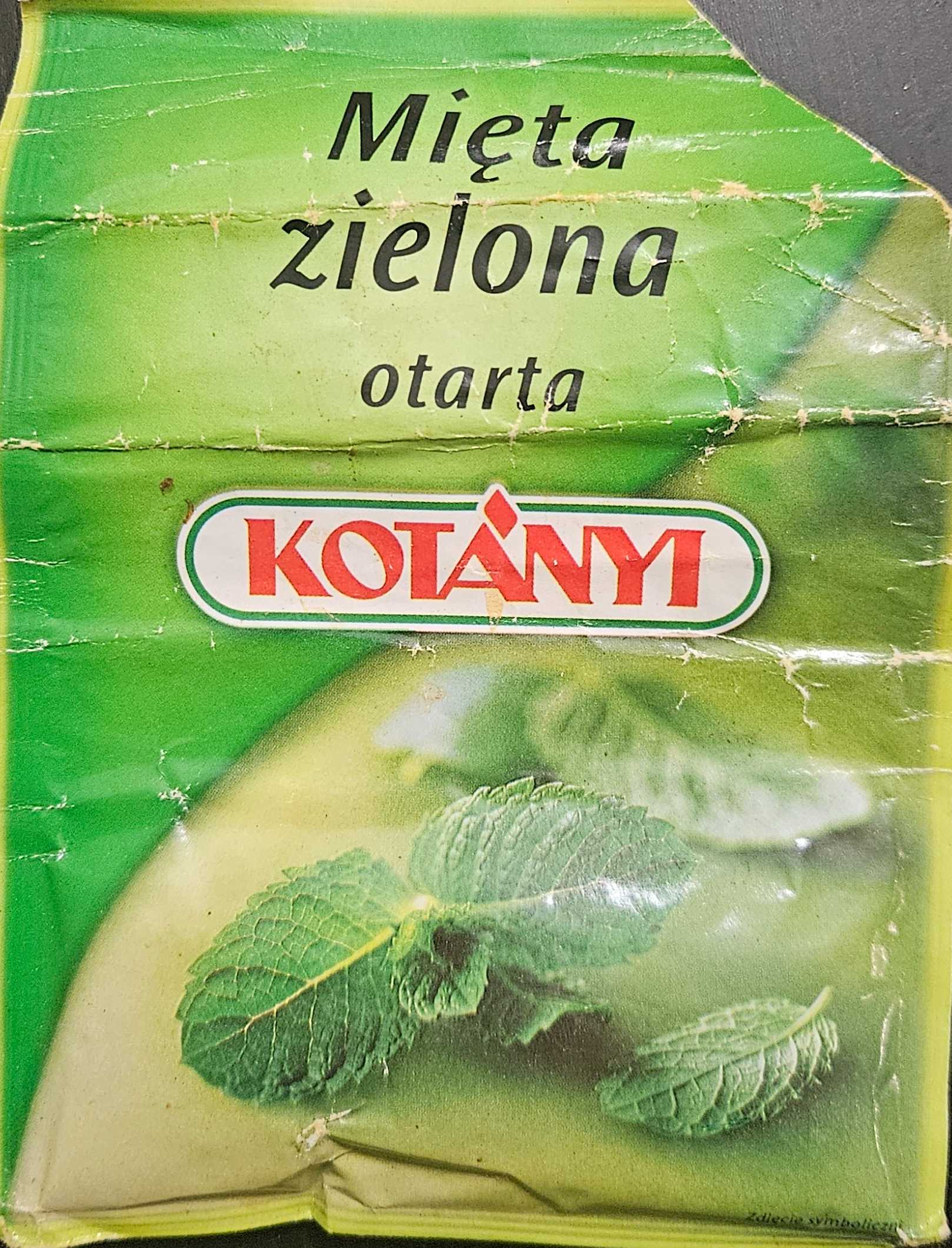Mięta zielona otarta