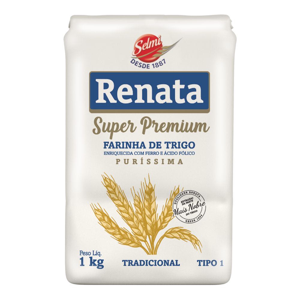 Farinha De Trigo Tradicional  Pacote 1KG