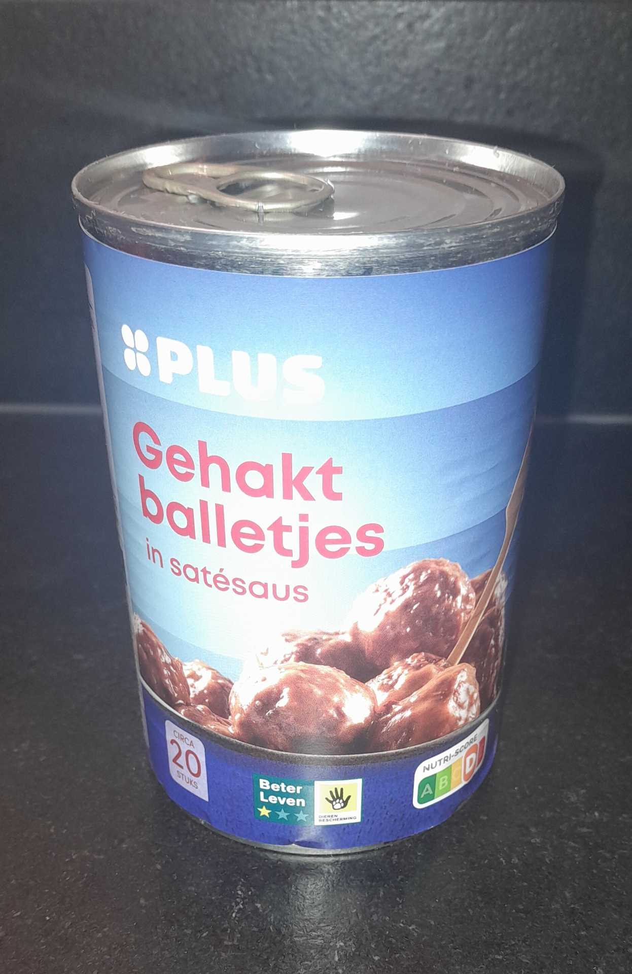 Gehaktballetjes in satésaus