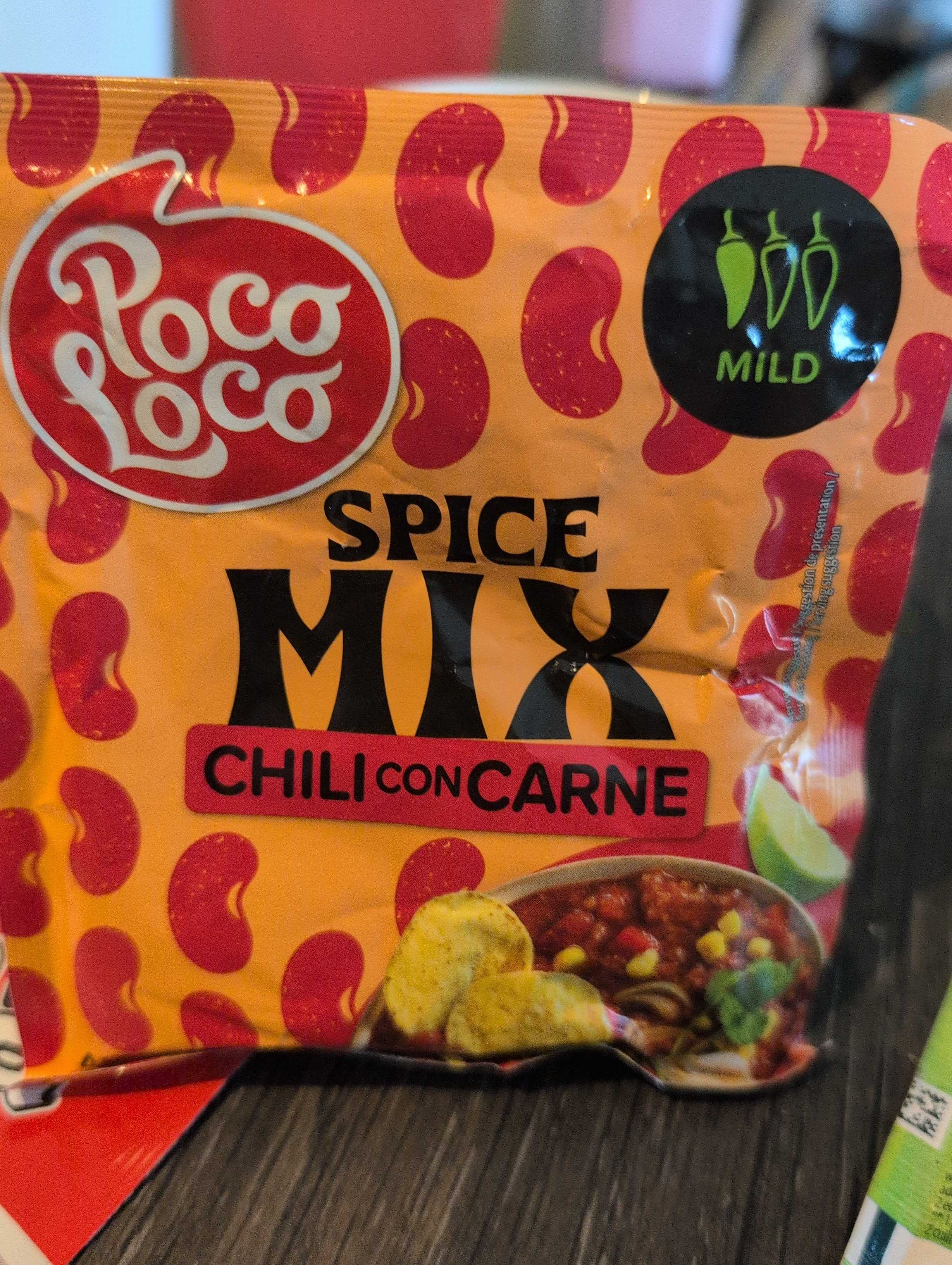 Spice mix chili con carne