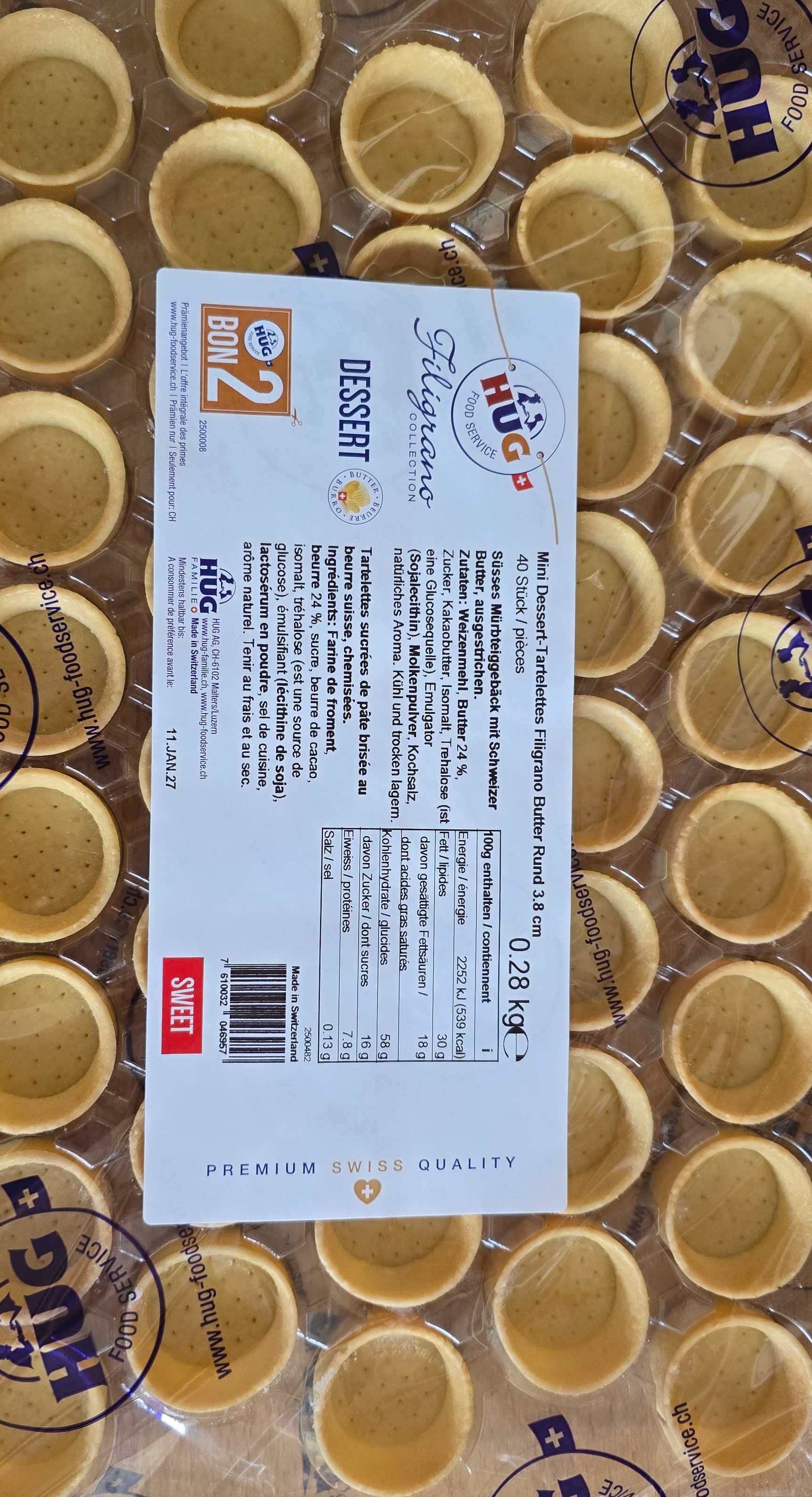 Tartelettes dessert