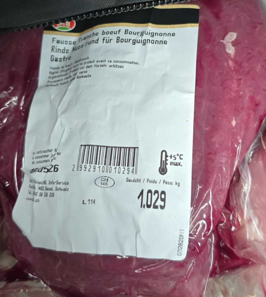 Boeuf Bourguignonne