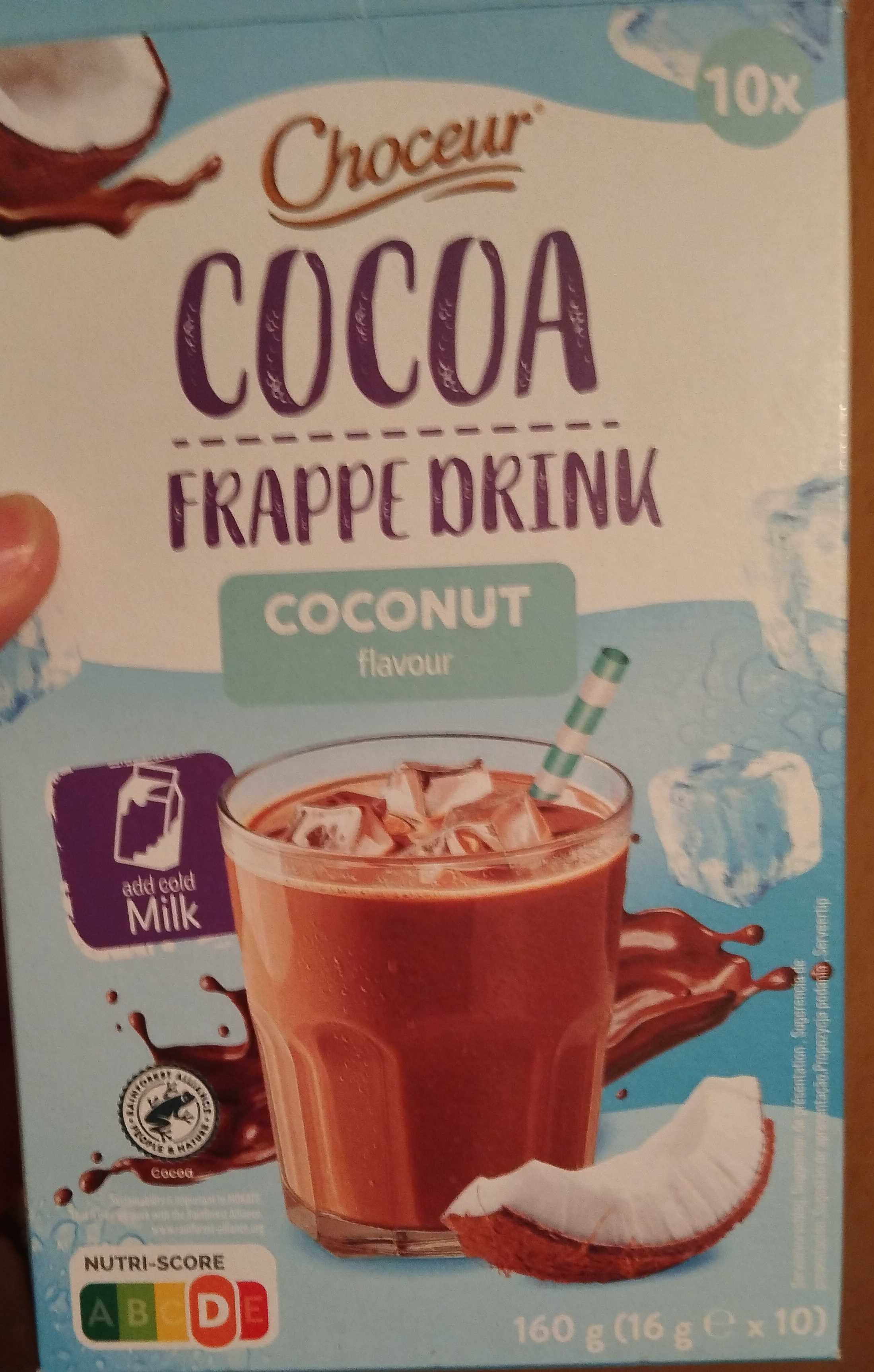 Cocoa Frappe Drink Cocunut Flavour