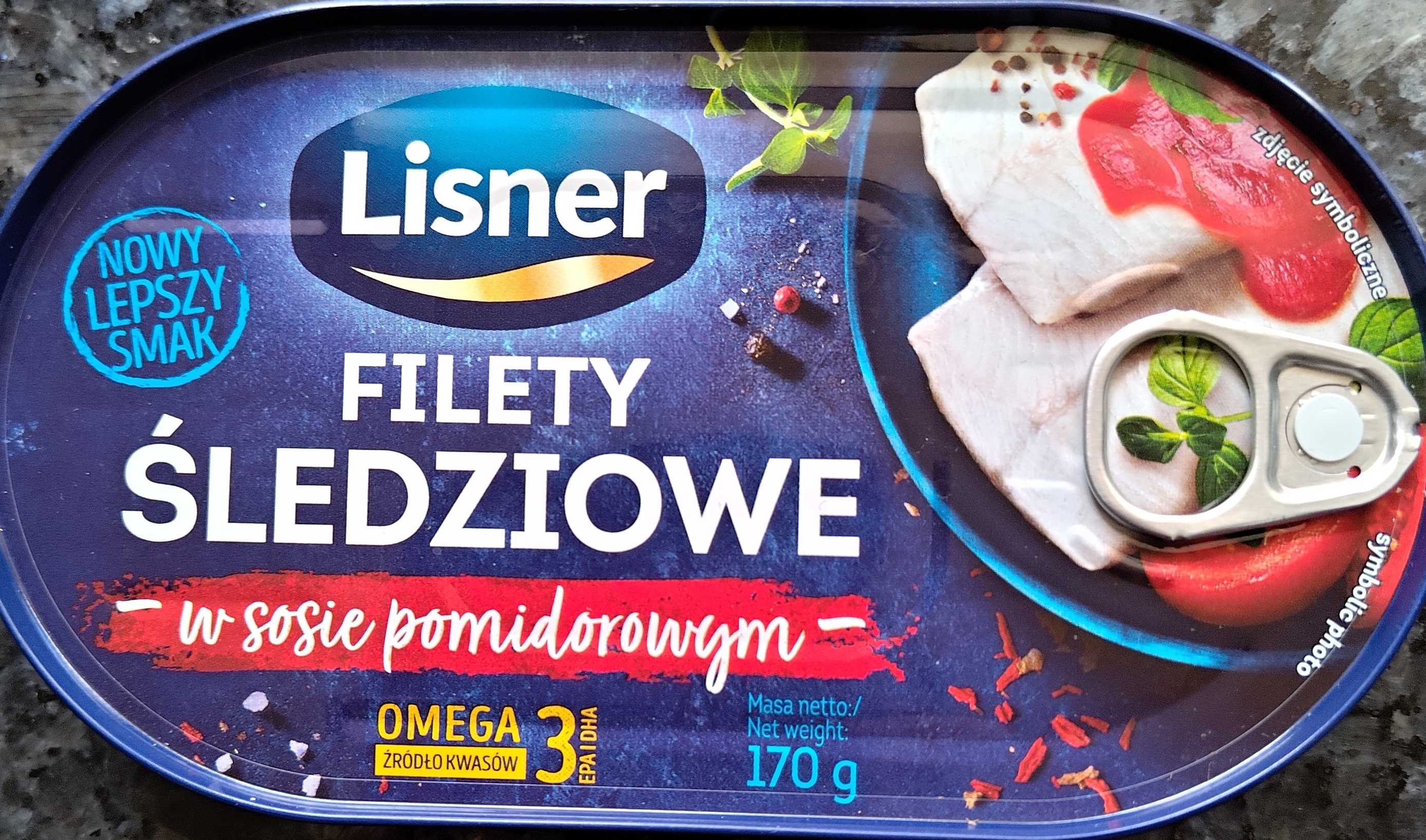 Filety śledziowe w sosie pomidorowym