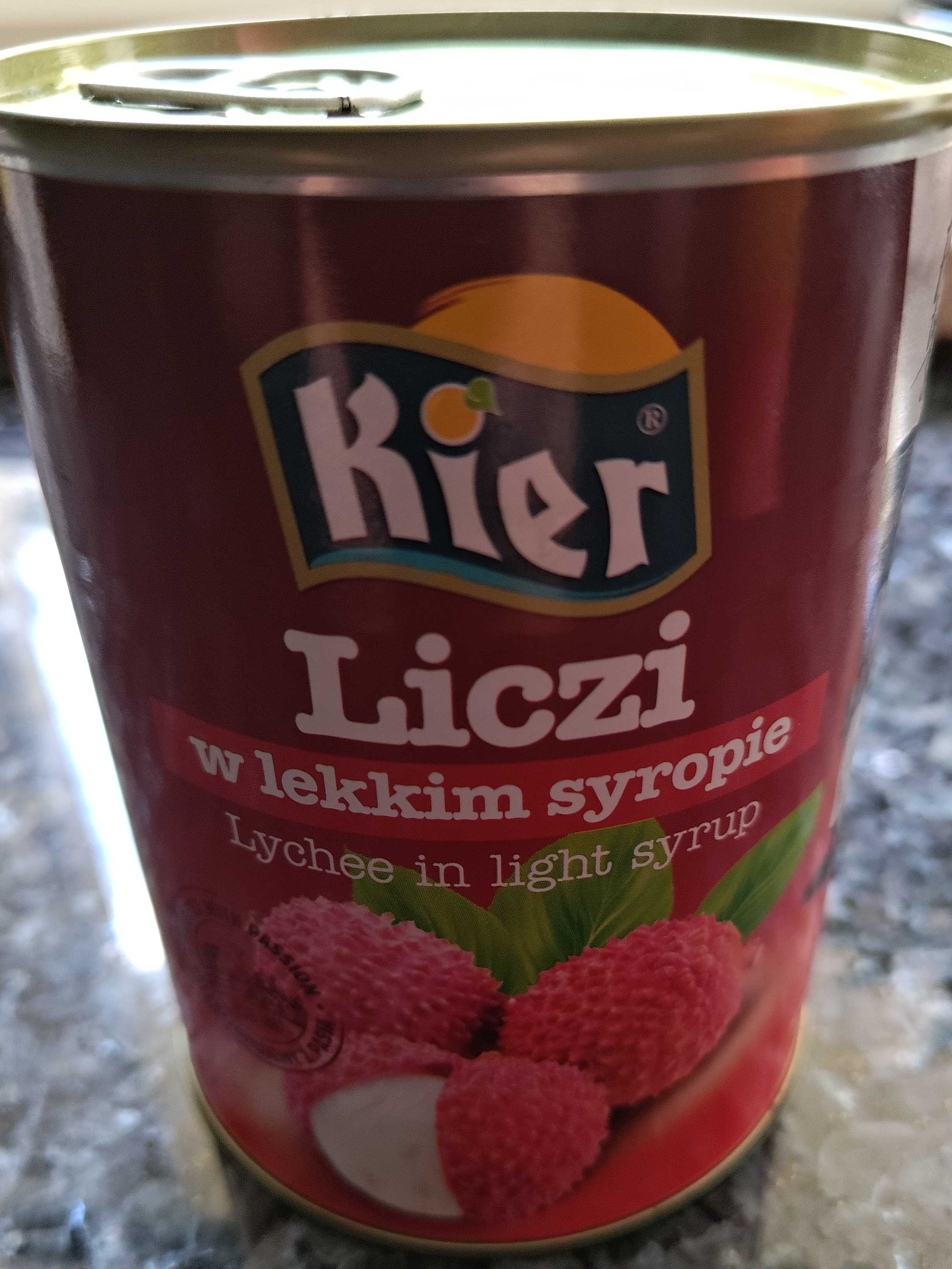 Liczi w lekkim syropie