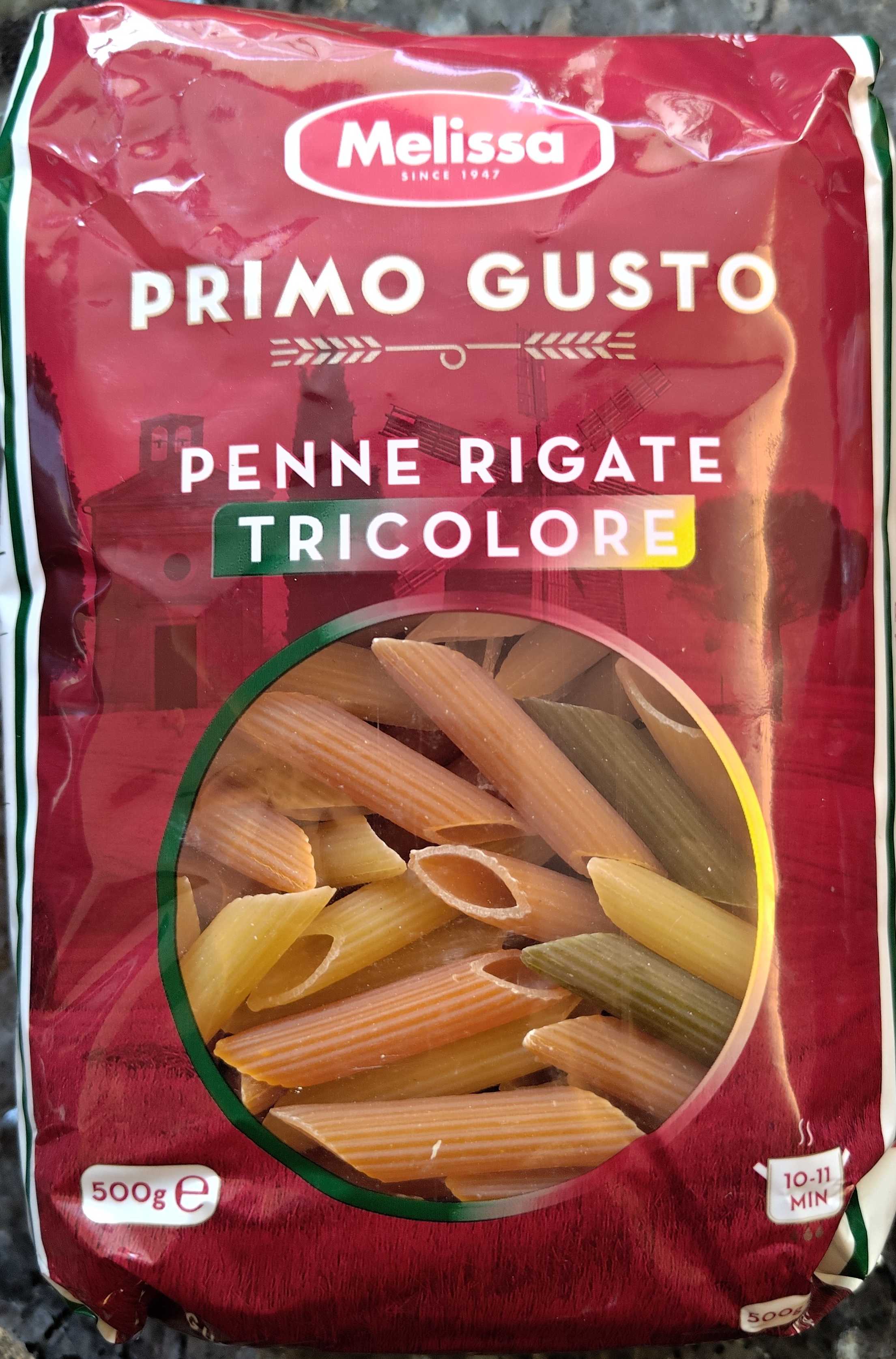 Makaron penne 3 kolory