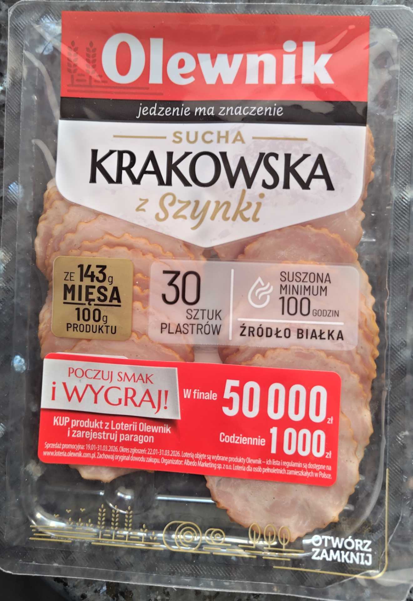 Krakowska sucha z szynki