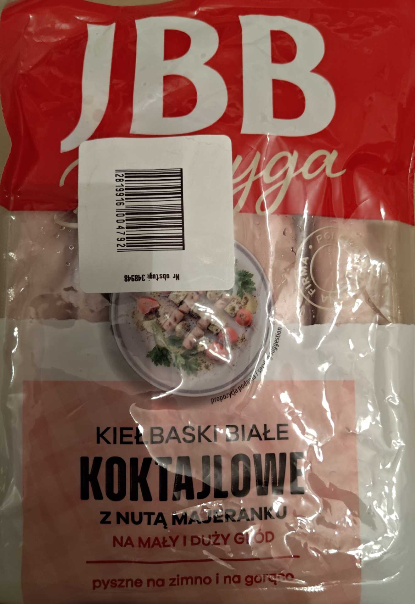 Kiełbaski białe koktailowe
