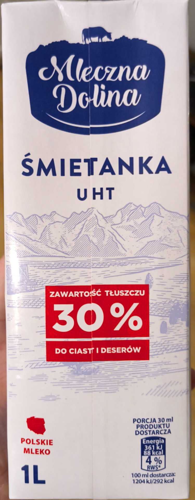 Smietanka UHT 30%