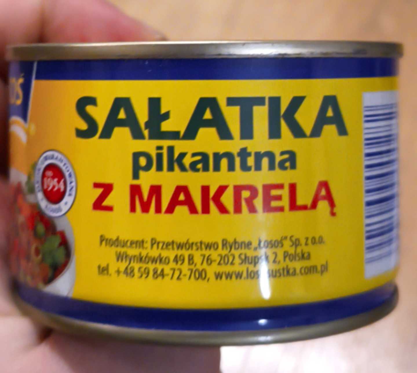 Sałatka z Makreli