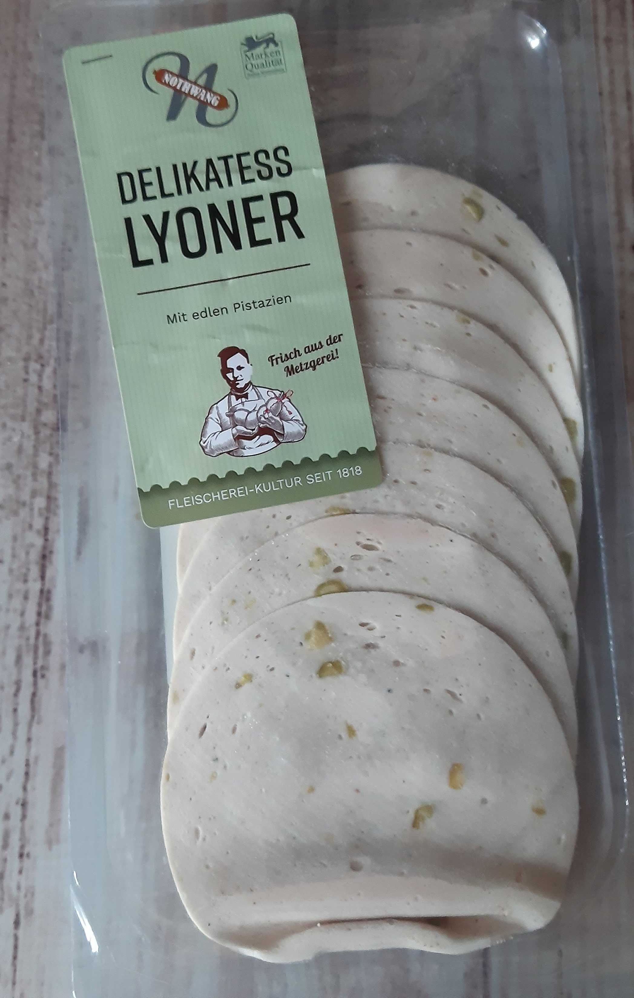 Lyoner mit Pistazien