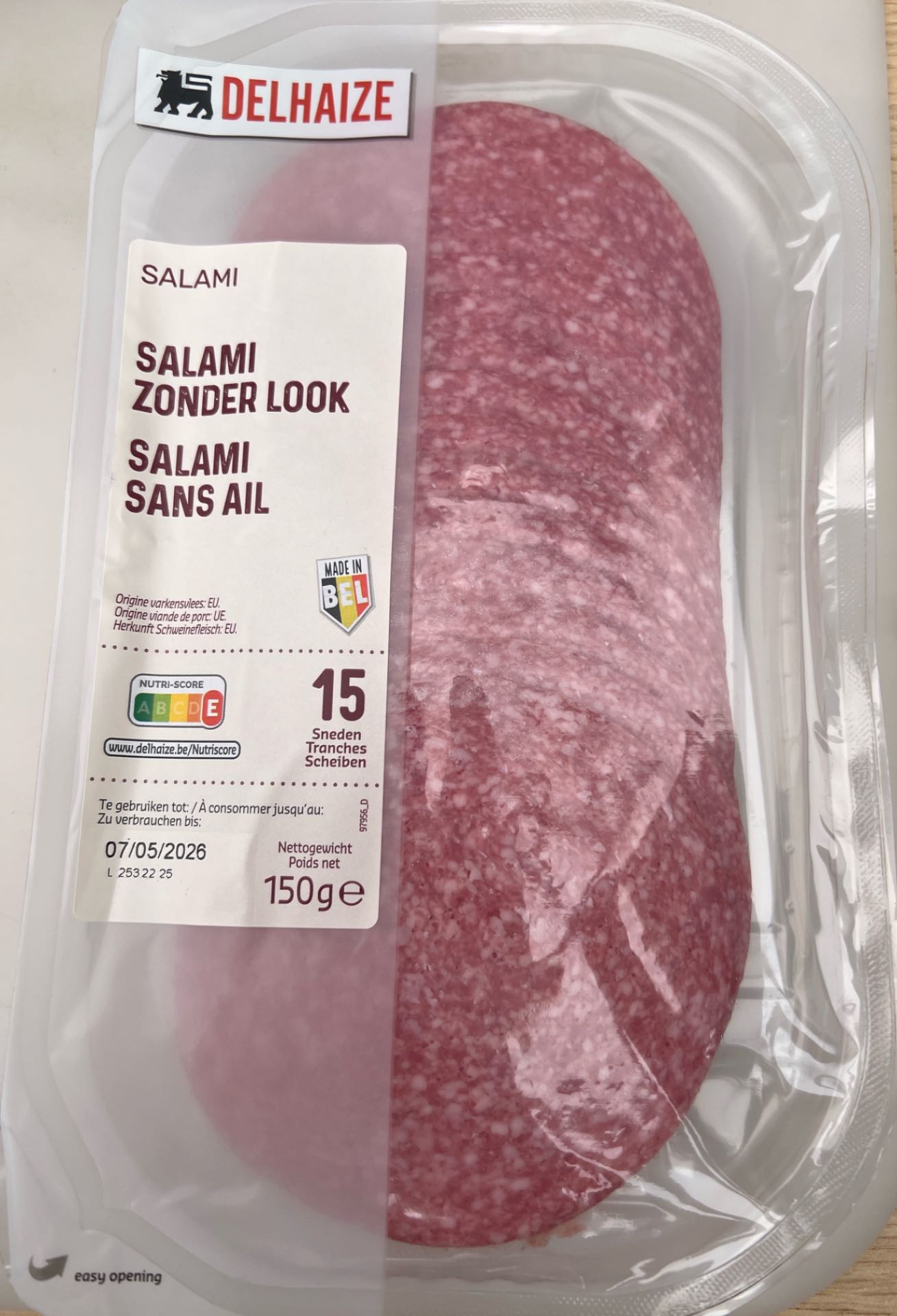 Salami zonder look