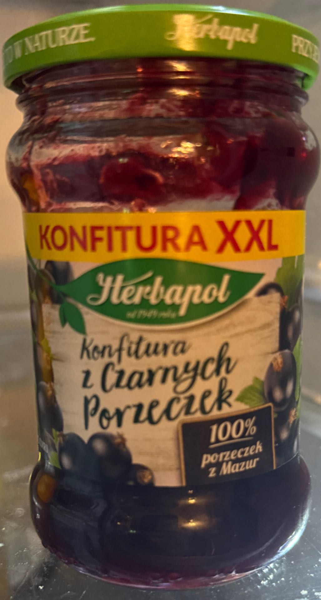 Konfitura z czrnych porzeczek