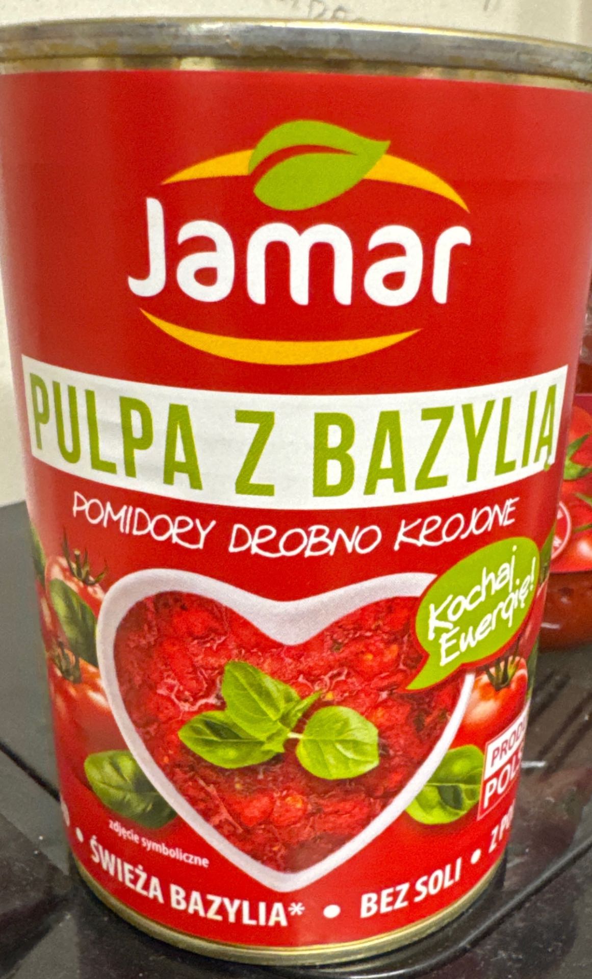 Pulpa pomidorowa z bazylią