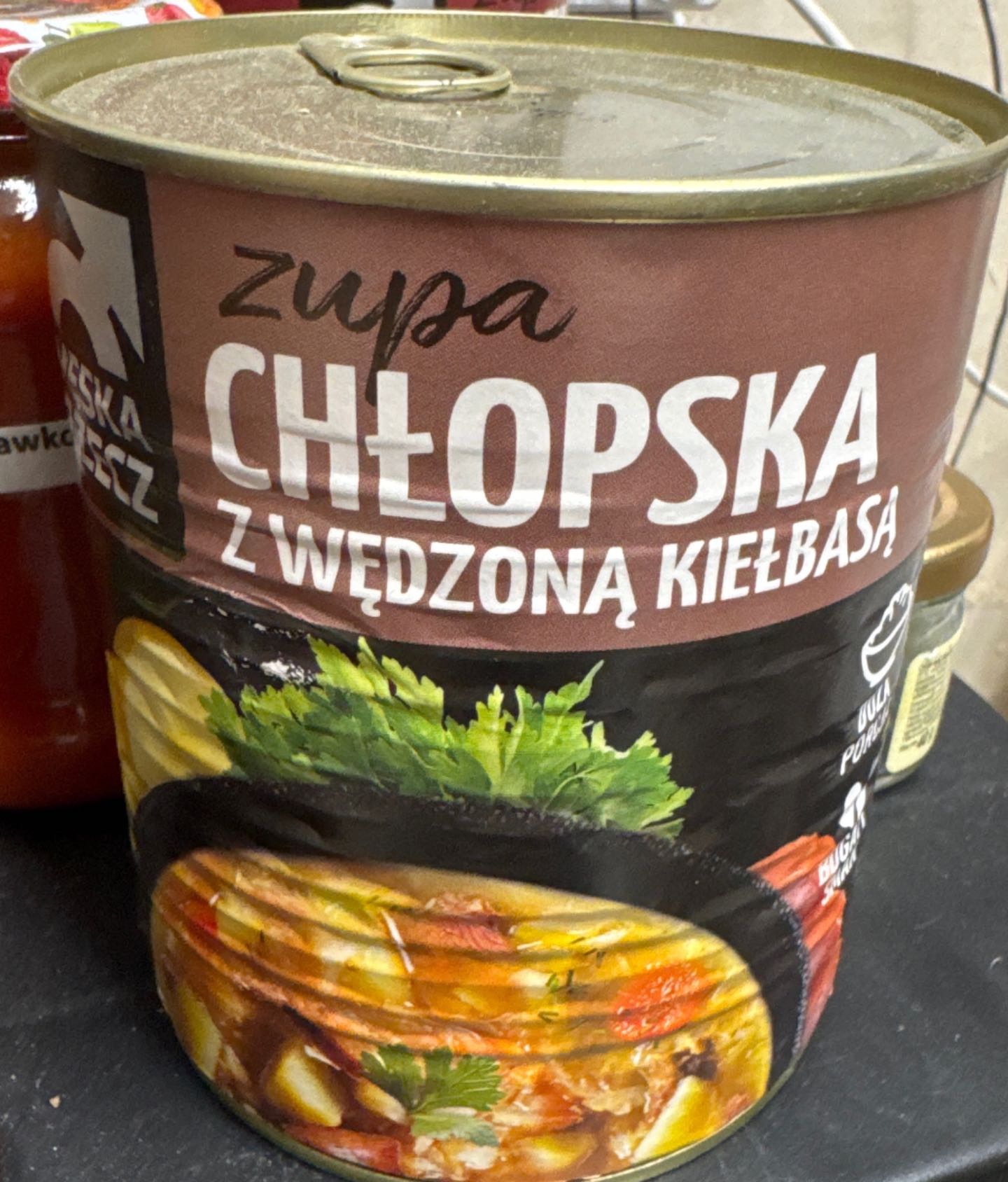 Zupa chłopska z wędzonką