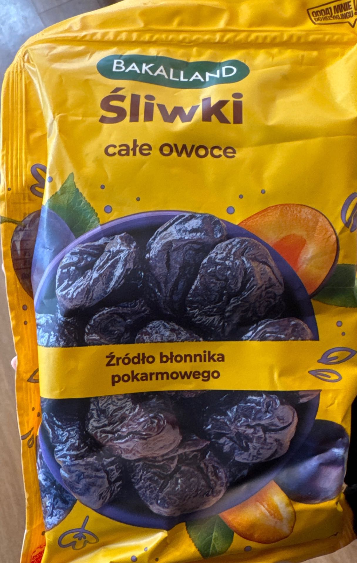 Śkiwki suszone cale