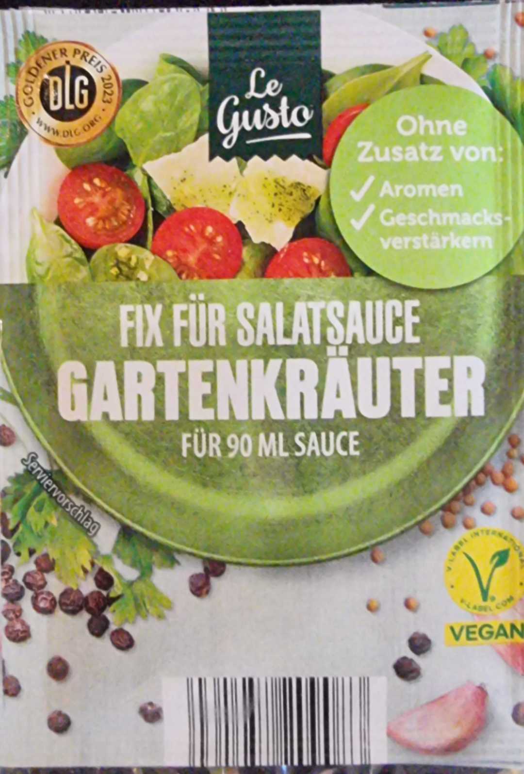 Fix für Salatsauce würzige Gartenkräuter