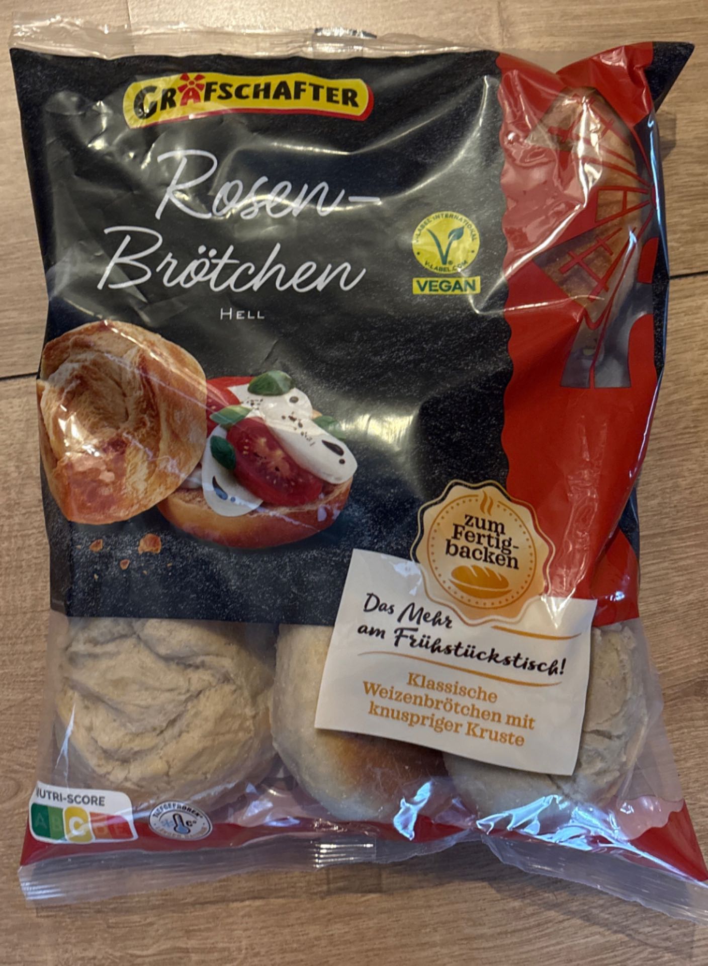 Rosen Brötchen
