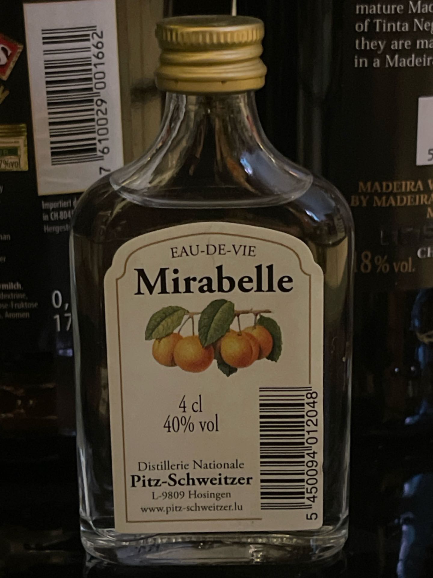 Eau de vie mirabelle