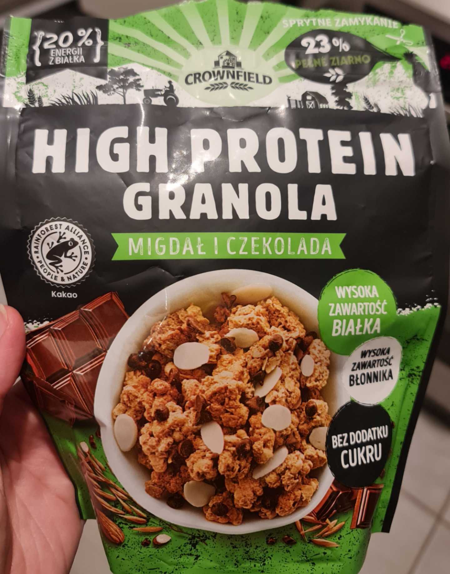 High Protein Granola migdał i czekolada