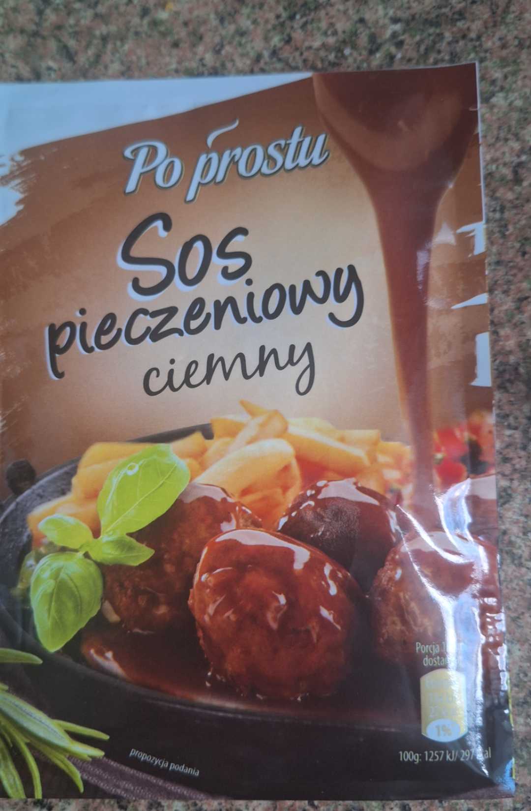 sos pieczeniowy ciemny