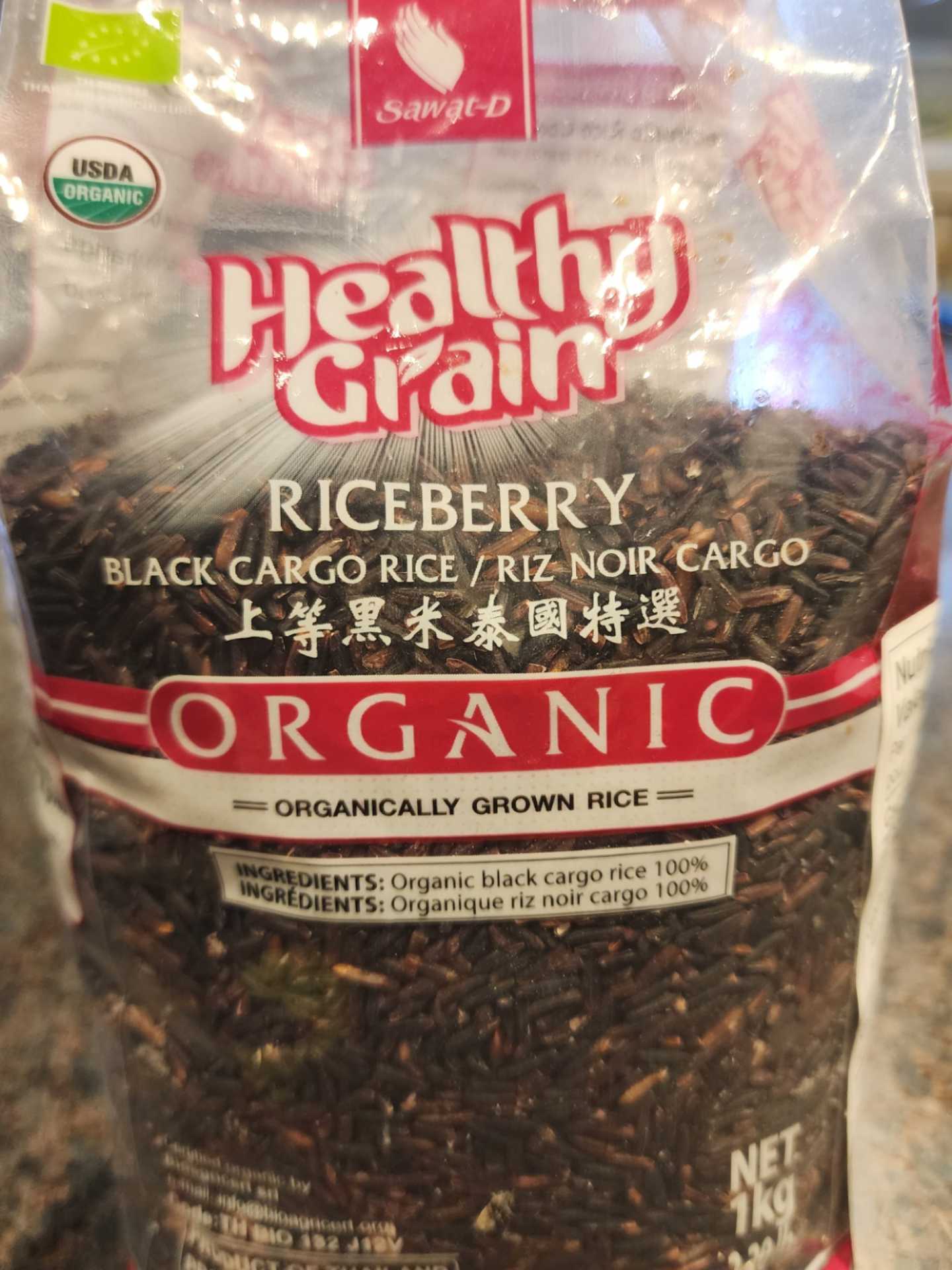 Riceberry (black cargo rice)