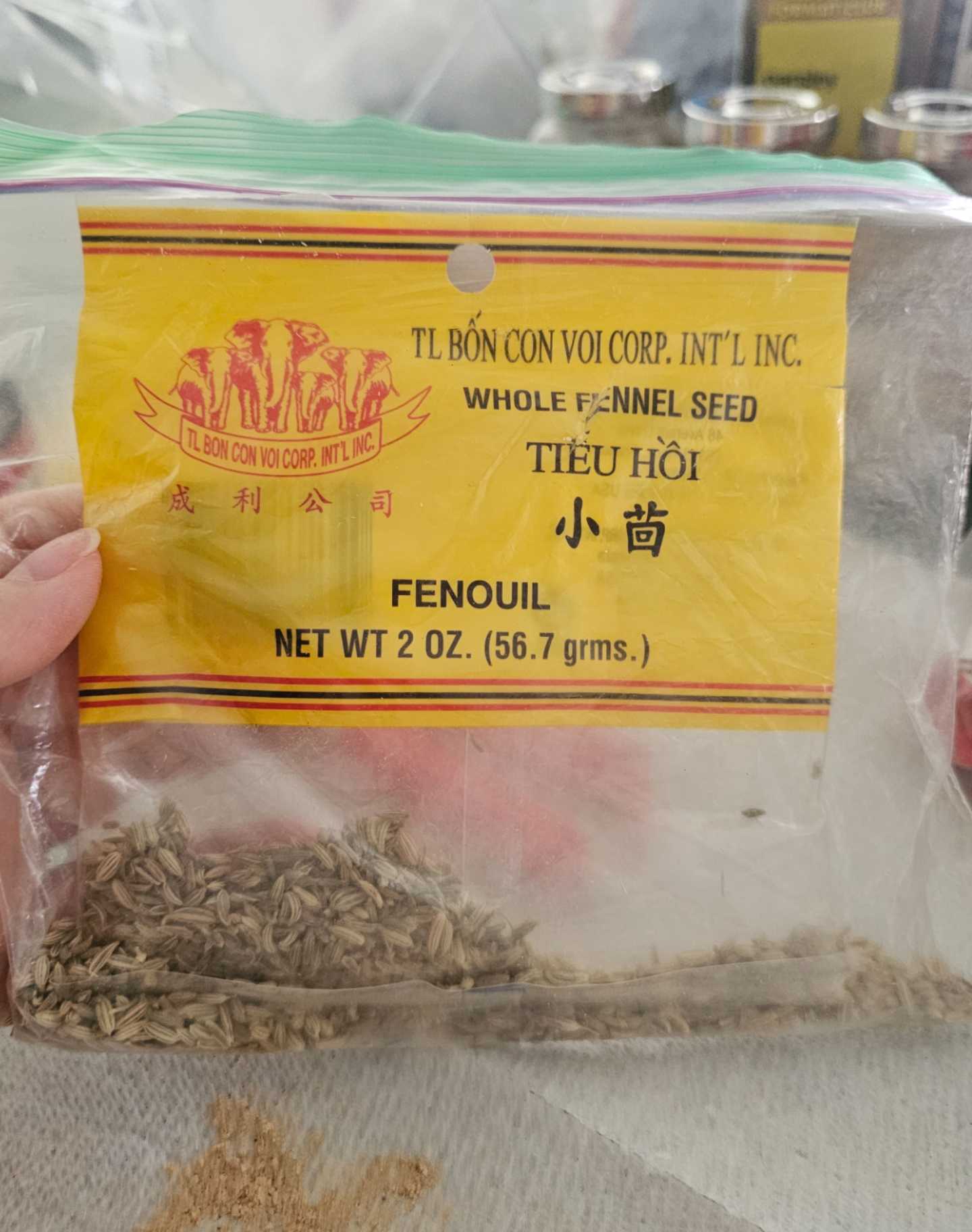 whole fennel seed