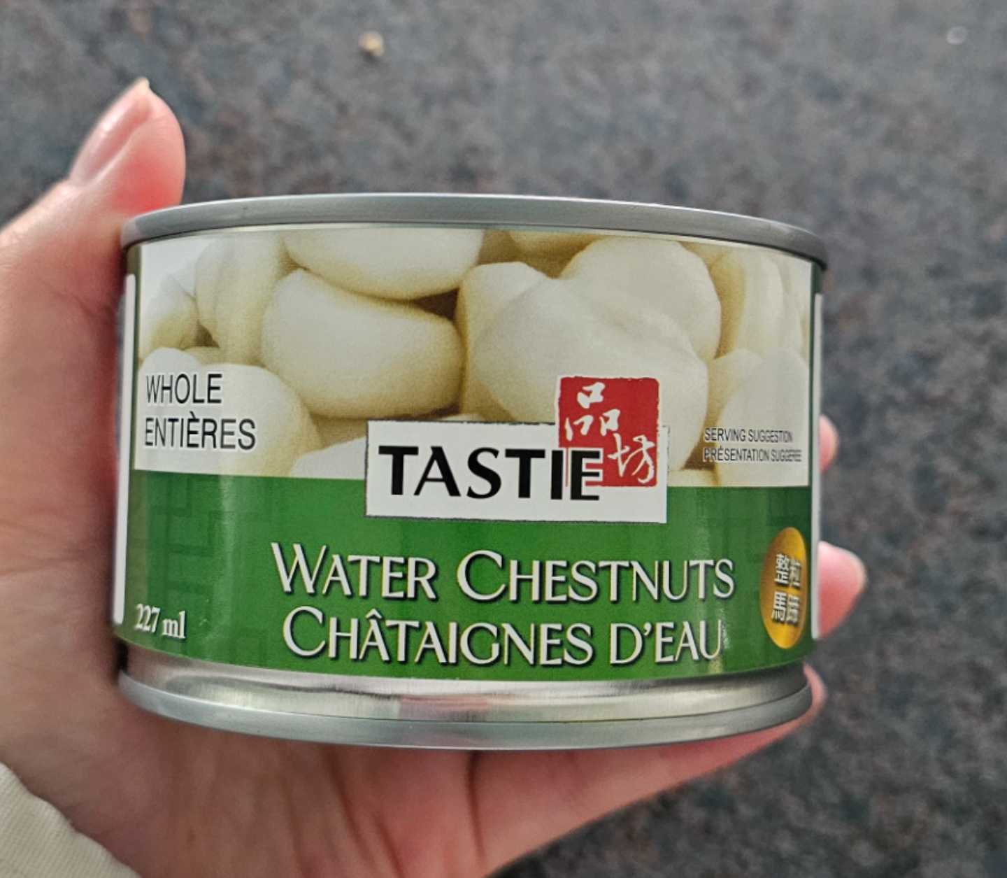 water chestnuts