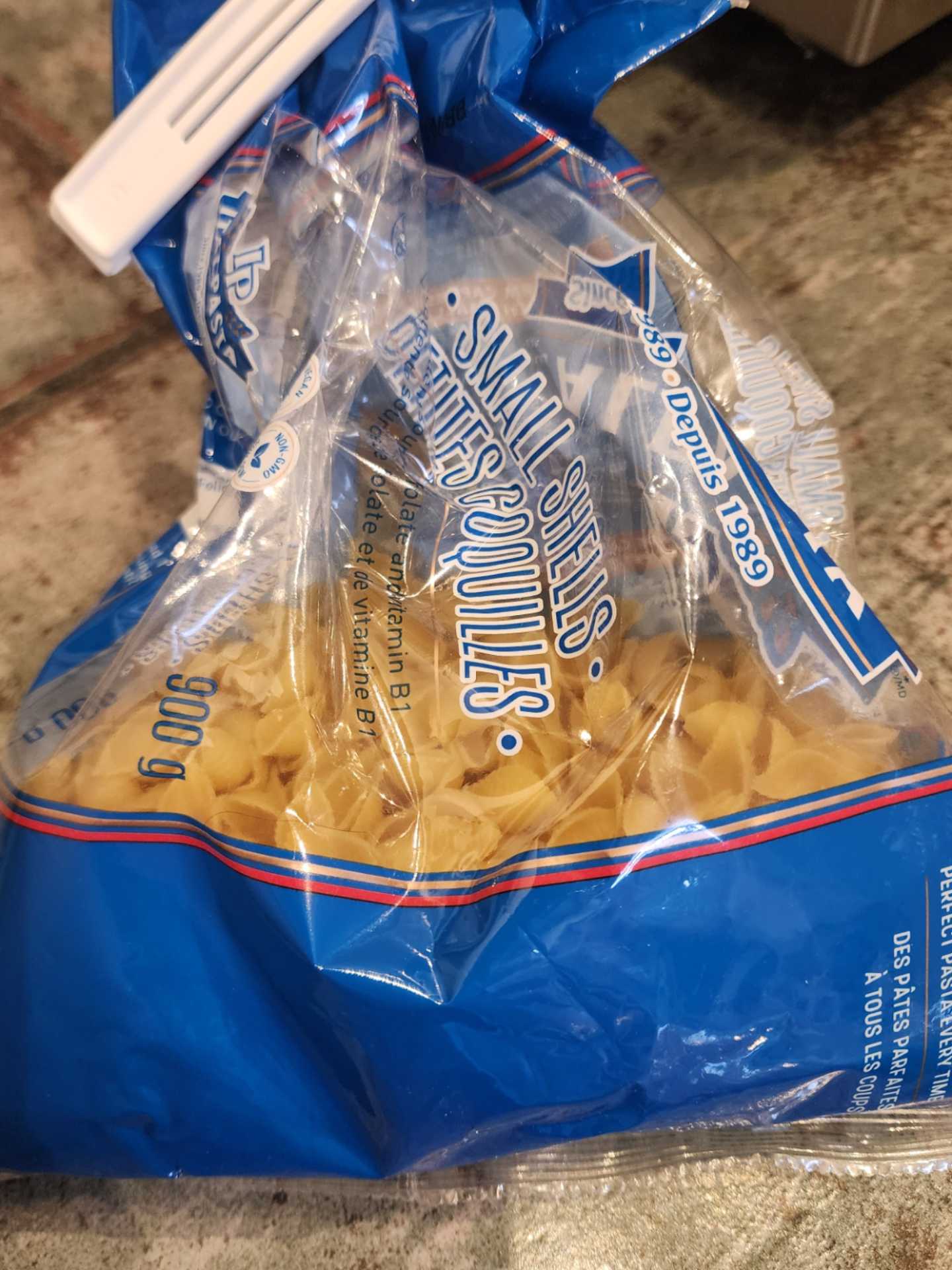 Small shells pasta