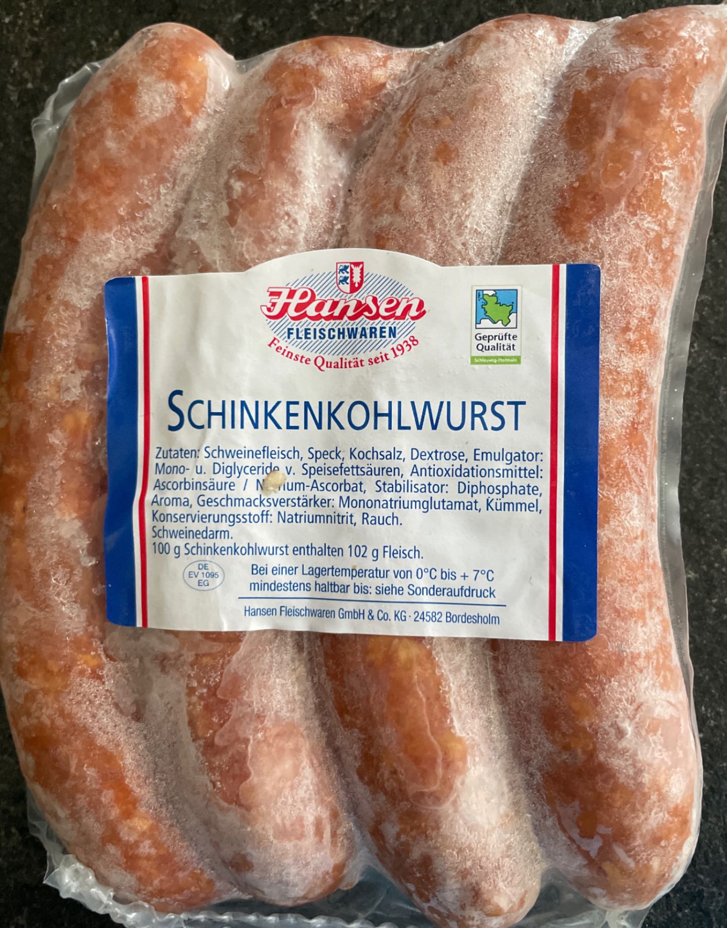 Schinkenkohlwurst