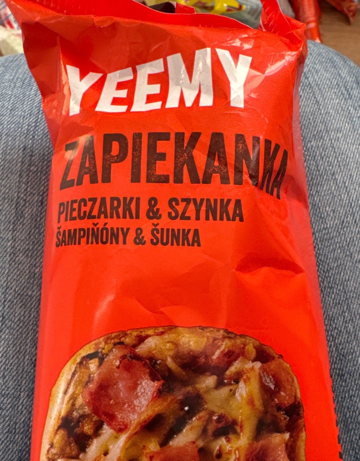 Zapiekanka szynka-pieczarki