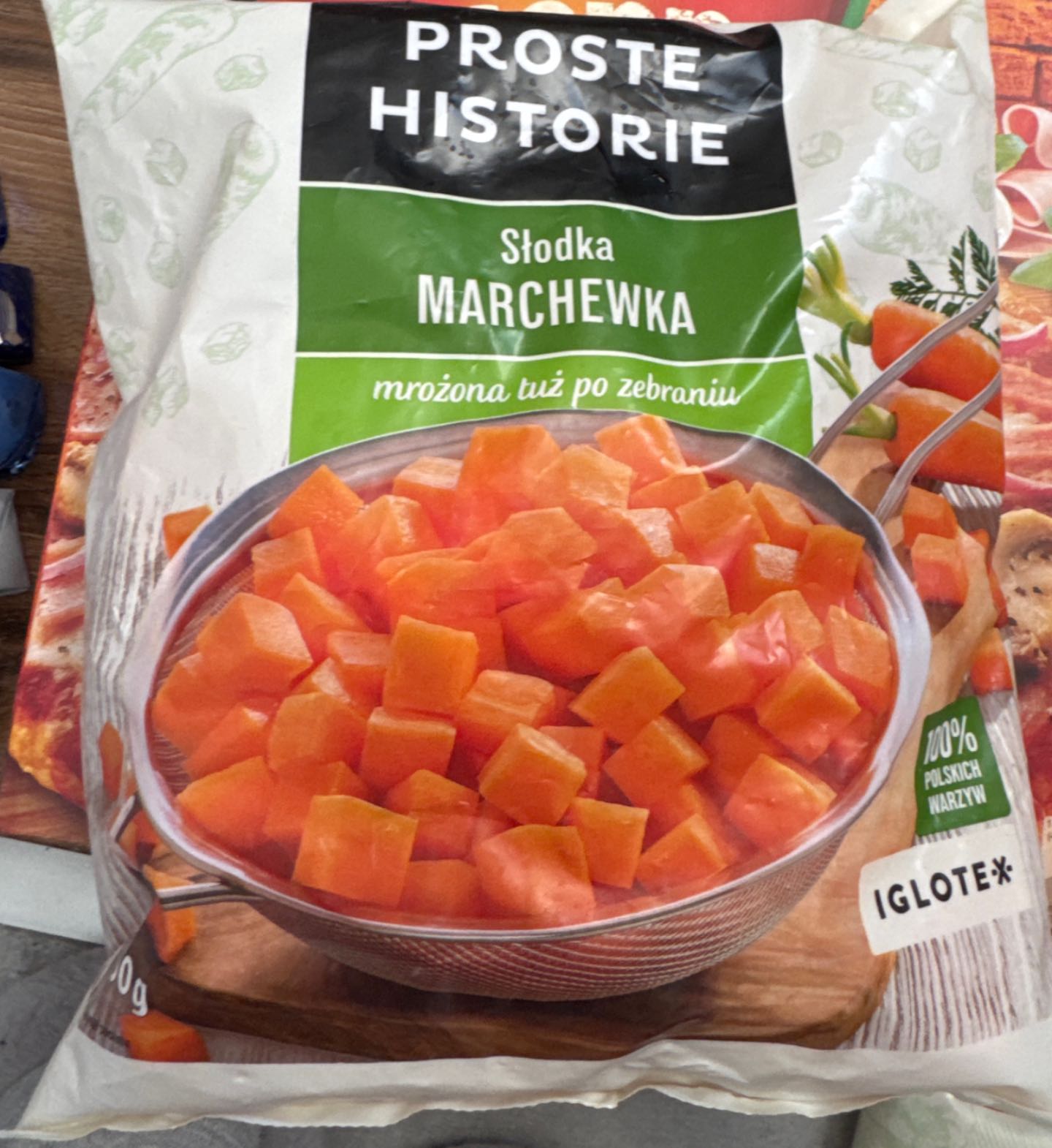 Słodka marchewka s kostce