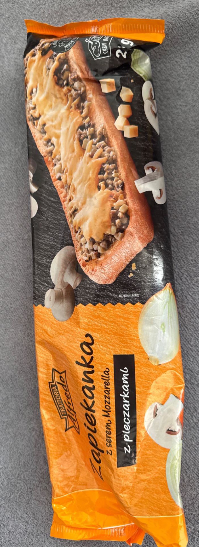 Zapiekanka z pieczarkami