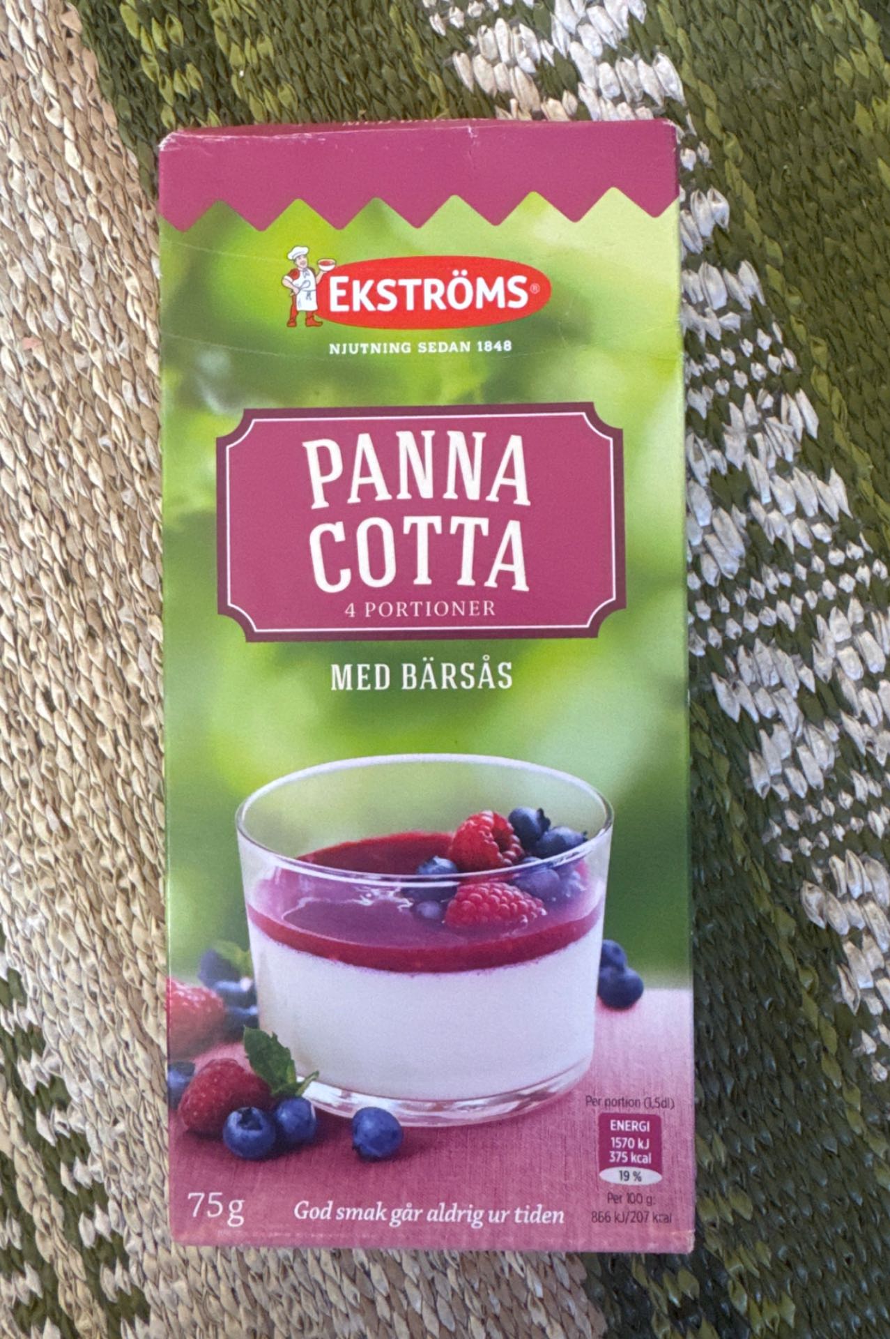 Panacotta pulver