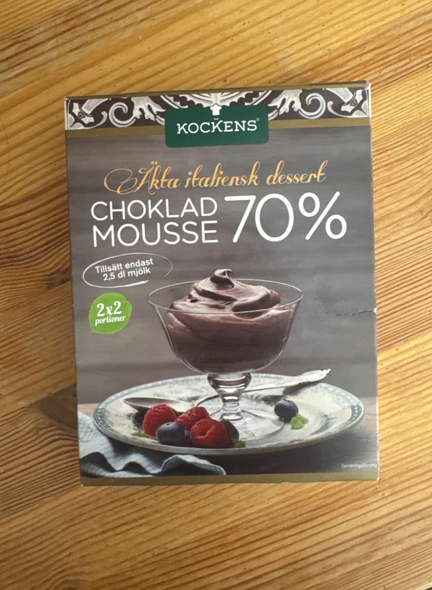 Choklad mousse 70%