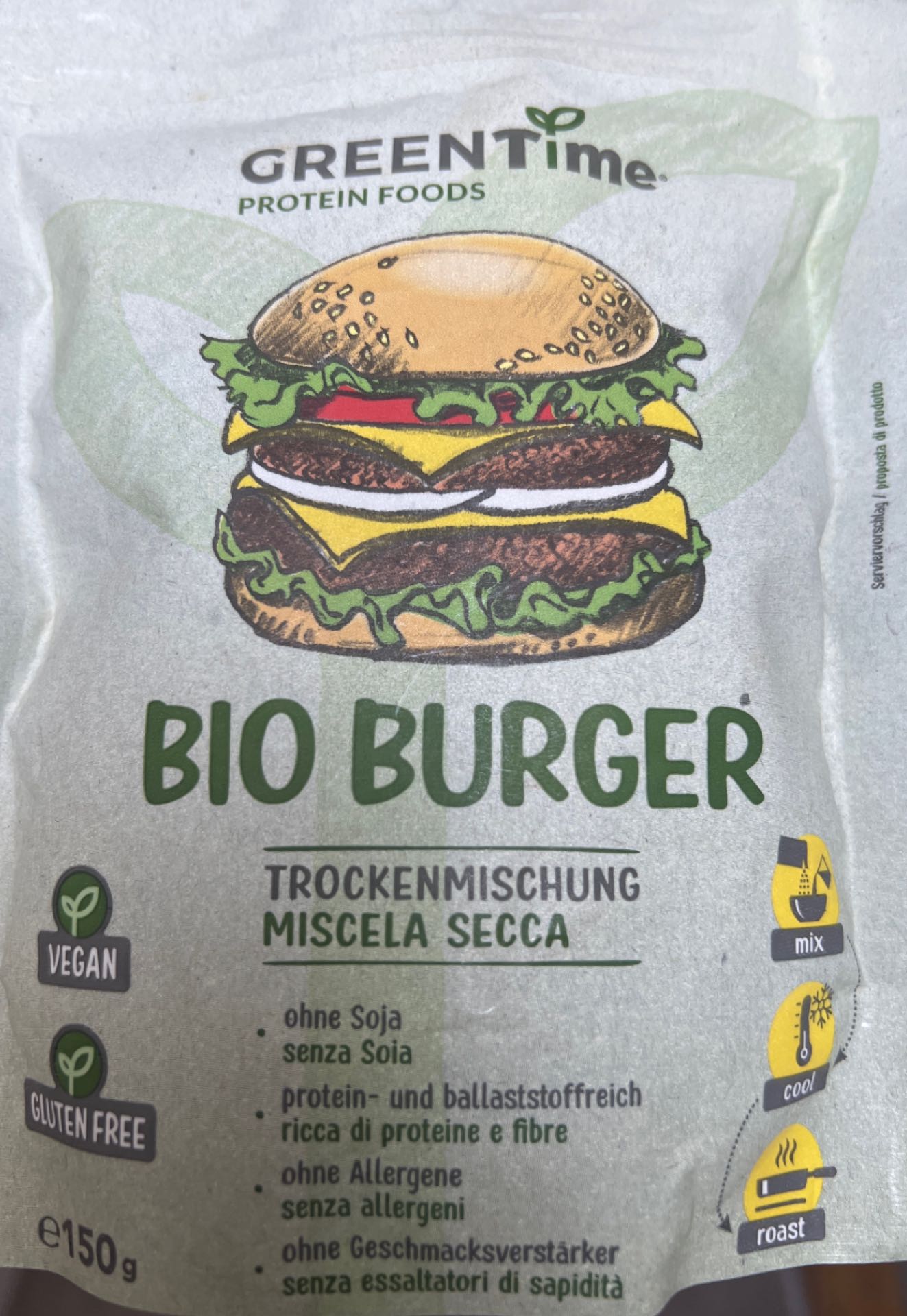 Bio Burger Trockenmischung